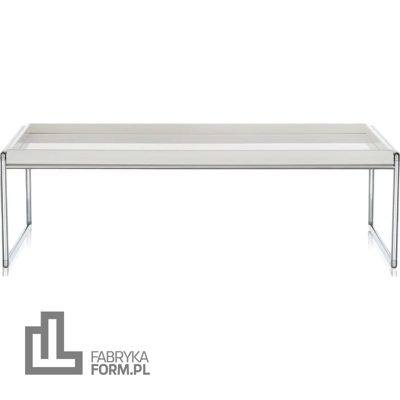 Stolik kawowy Trays 40 x 80 cm biały