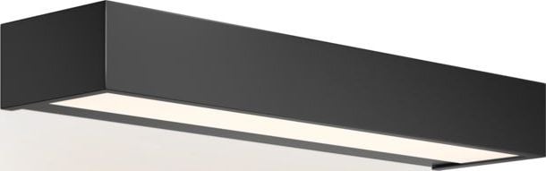 Lampa ścienna Box LED 2700K 40 cm czarny mat