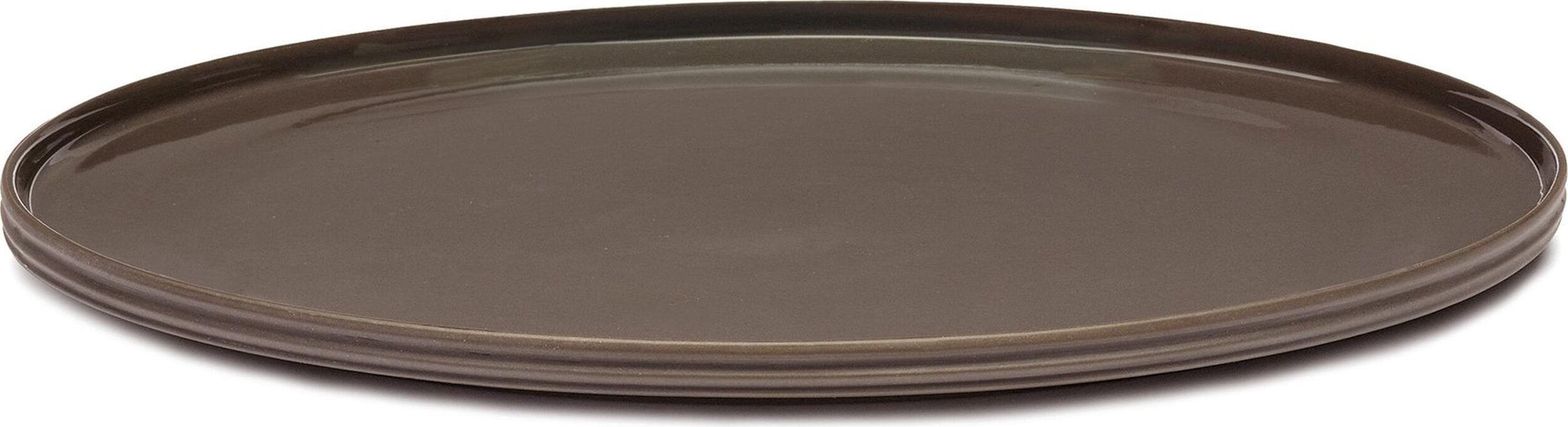 Talerze obiadowe Dune 33 cm brązowe 2 szt.