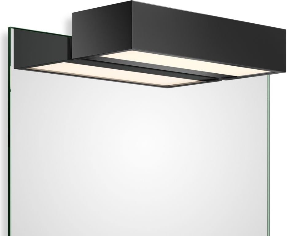 Lampa nad lustro Box Clip On LED 2700K 25 cm czarny mat