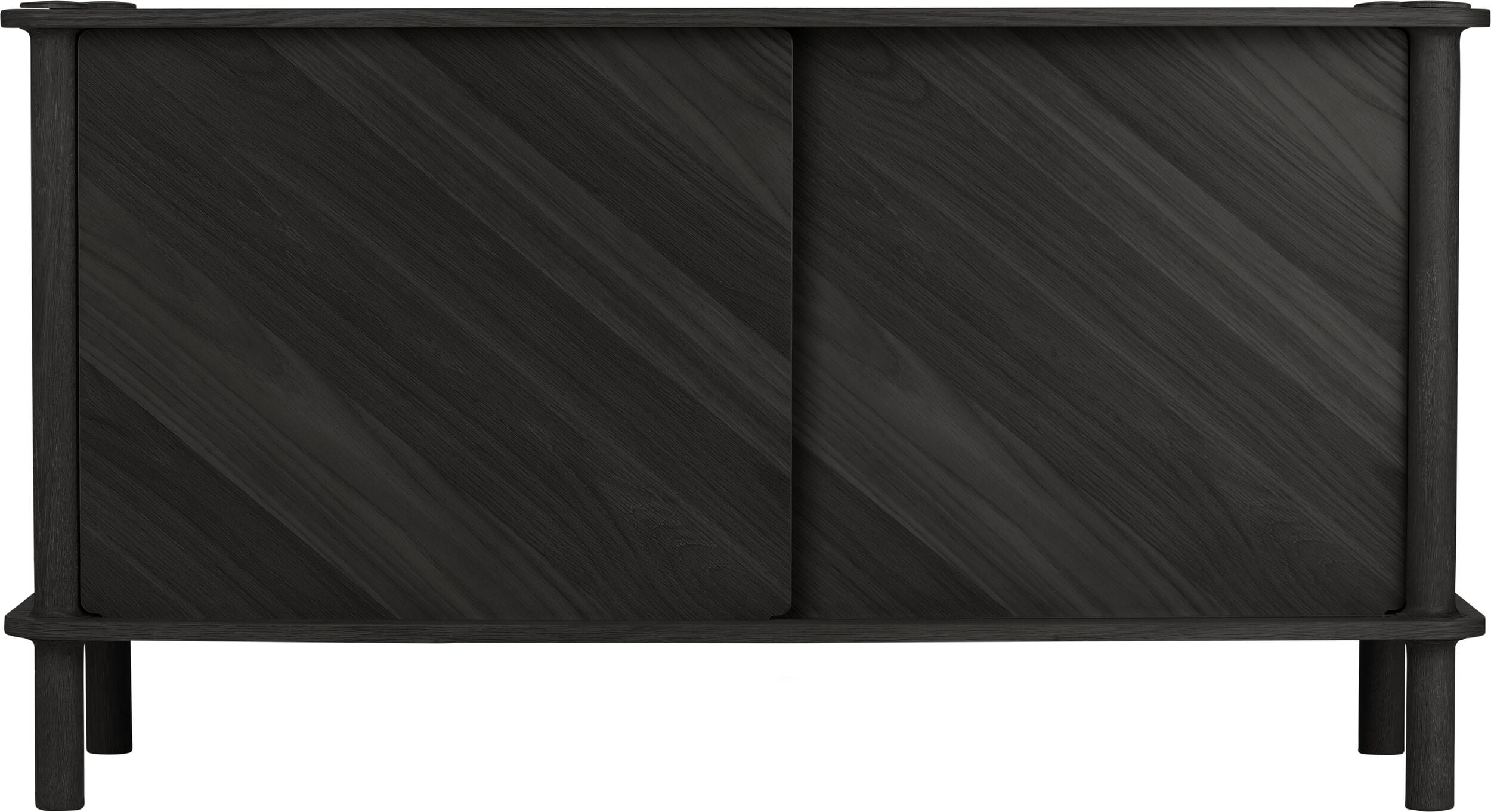 Komoda Italic 135 cm czarny dąb