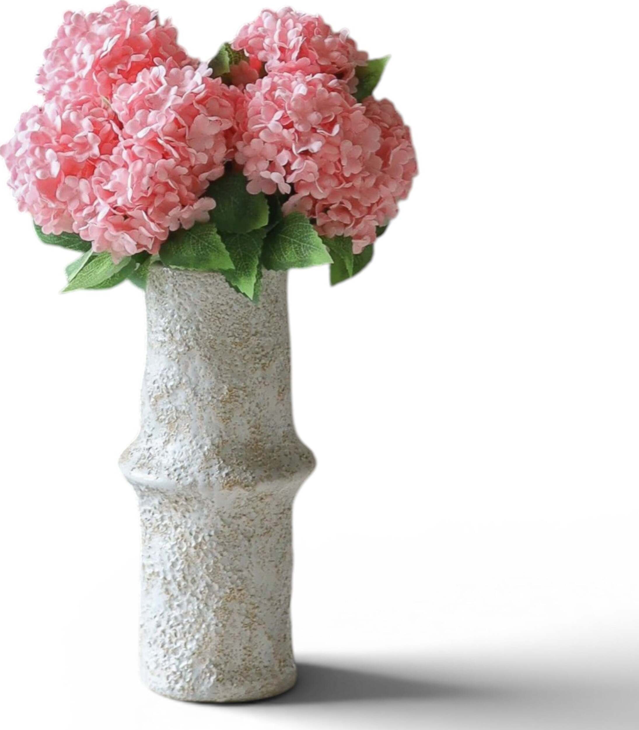 Kwiat sztuczny Botane hortensja 30 cm różowa kulista