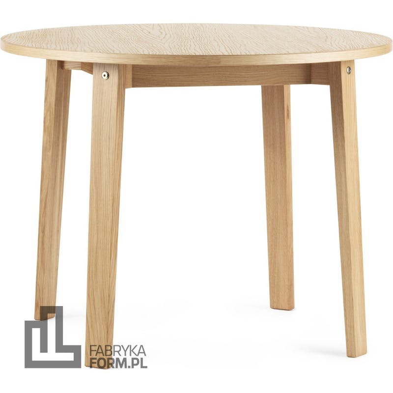 Stolik okrągły Slice Vol. 2 dąb 95 cm