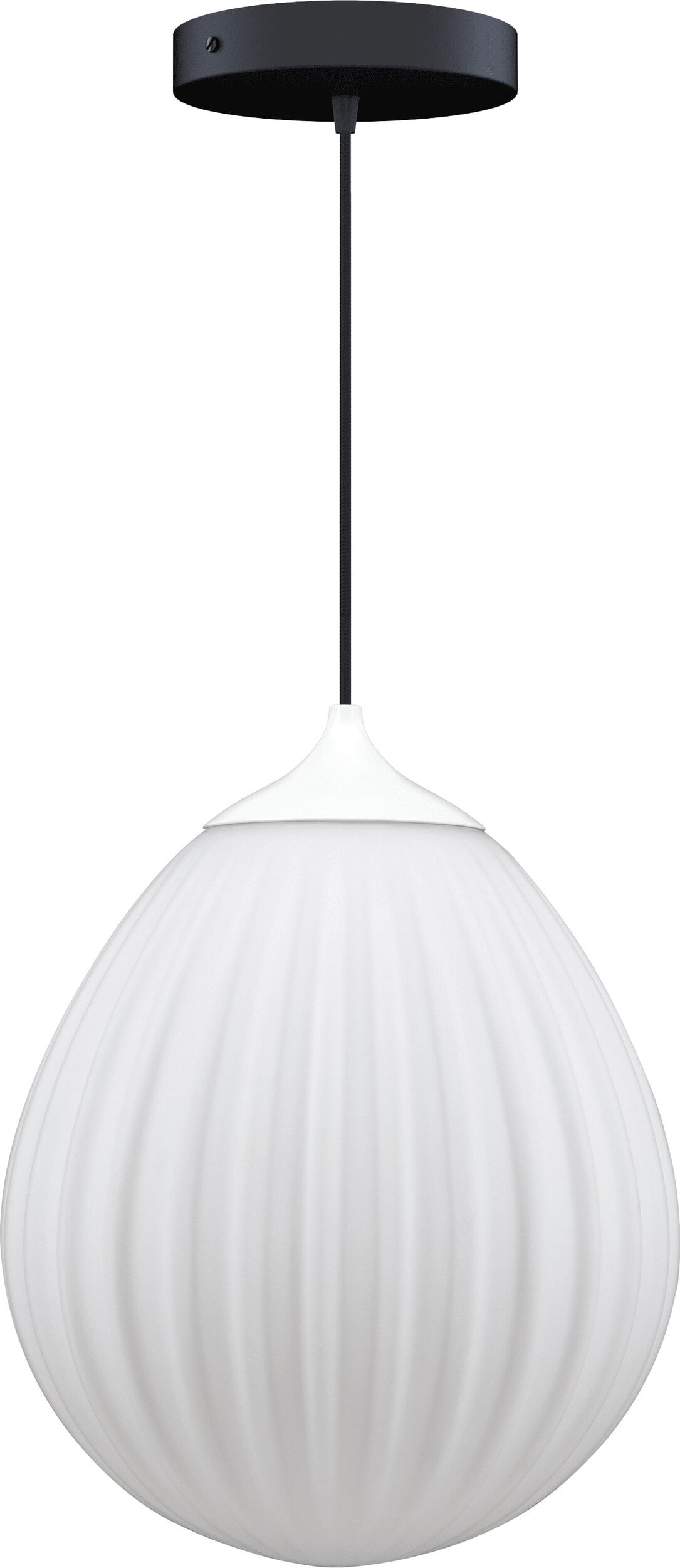 Lampa wisząca Around The World biało-czarna