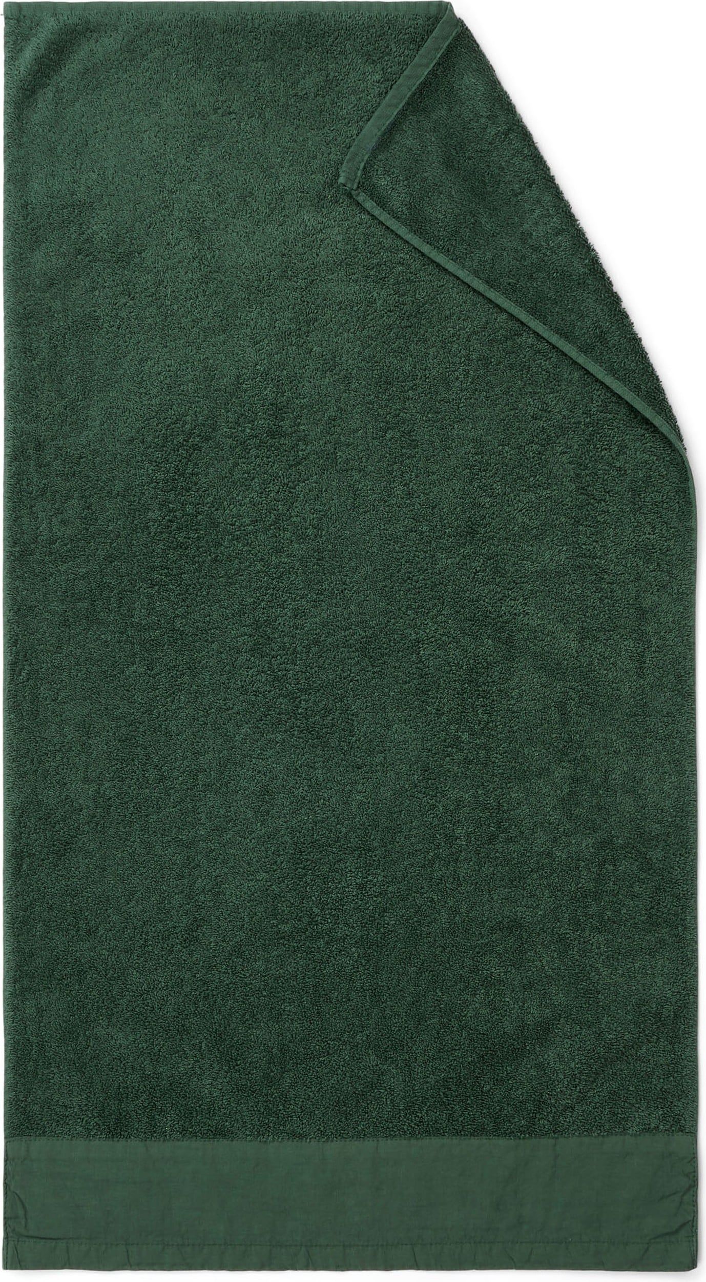 Ręcznik Linan 70 x 140 cm ciemnozielony
