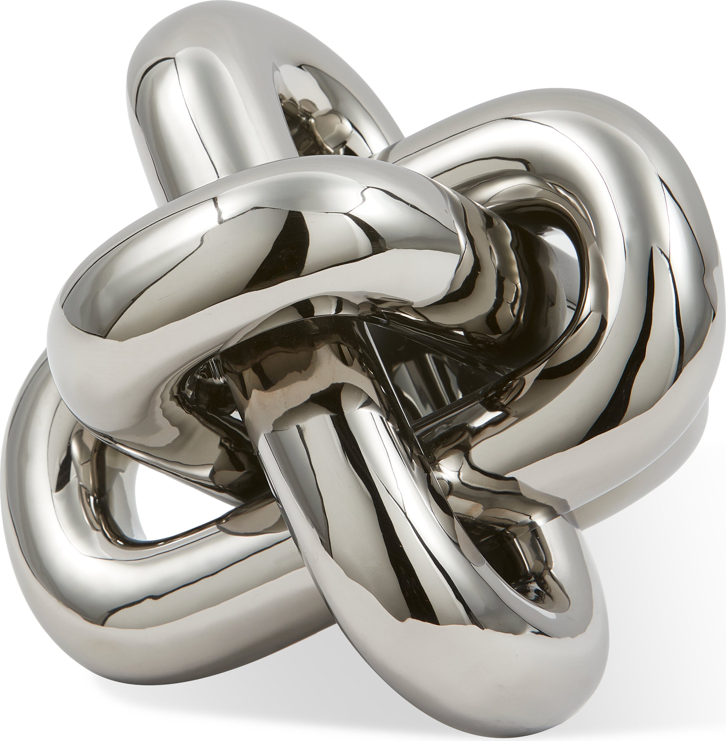 Dekoracja Moving Chain 19 cm srebrna