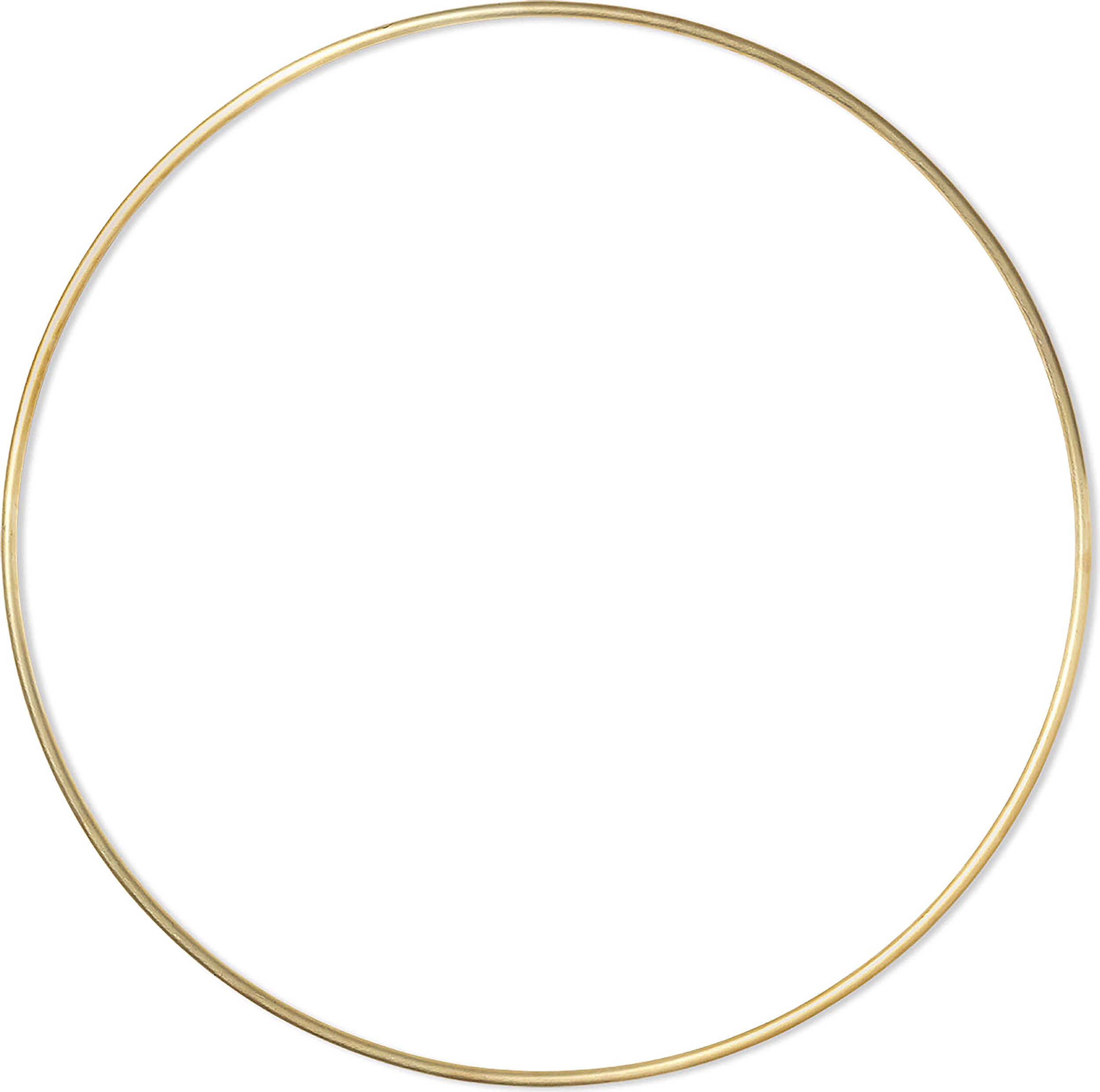 Dekoracja ścienna Deco Frame okrąg 65 cm mosiądz