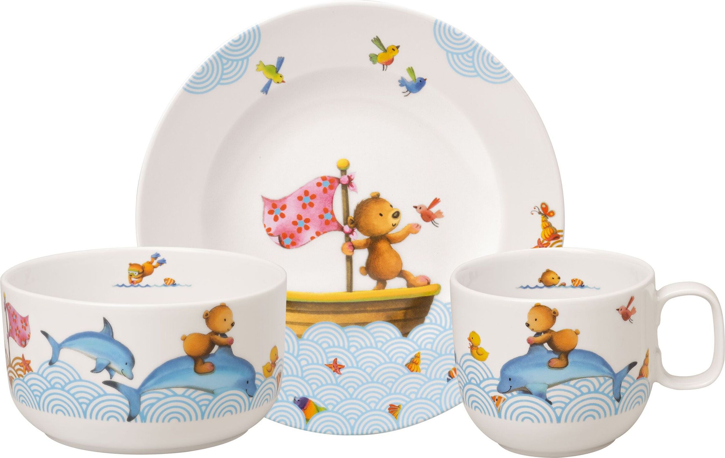 Naczynia dziecięce Happy as a Bear 3 el.