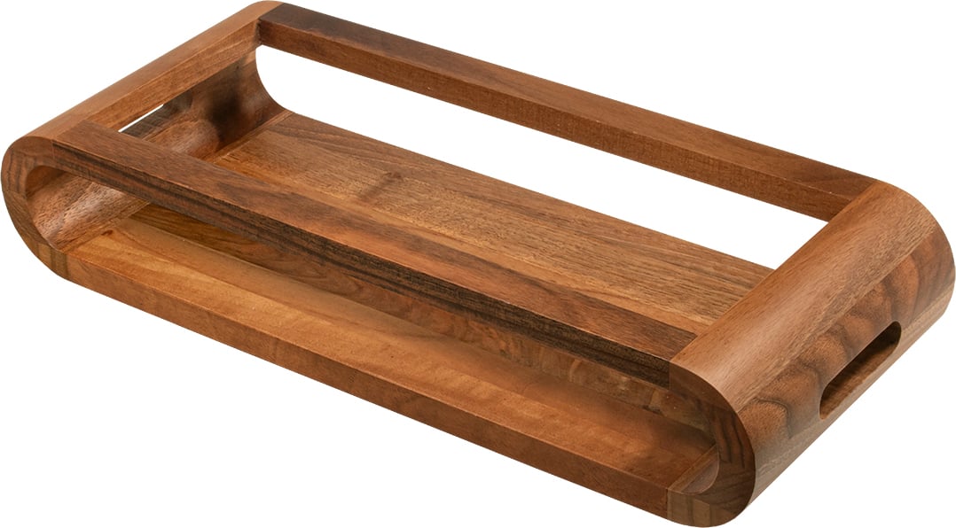 Taca do serwowania Vasd 37 cm z drewna orzechowego