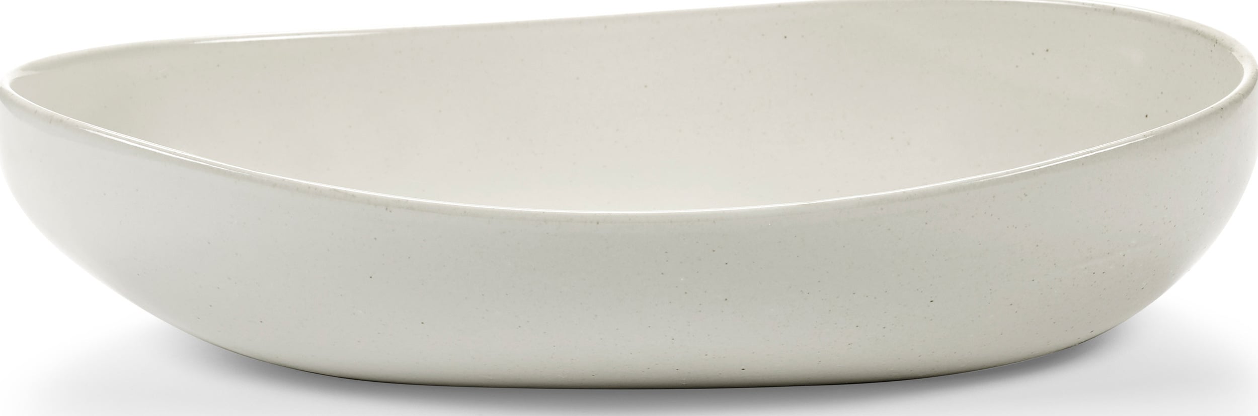 Misa do serwowania Out of Lines owalna 36 cm złamana biel