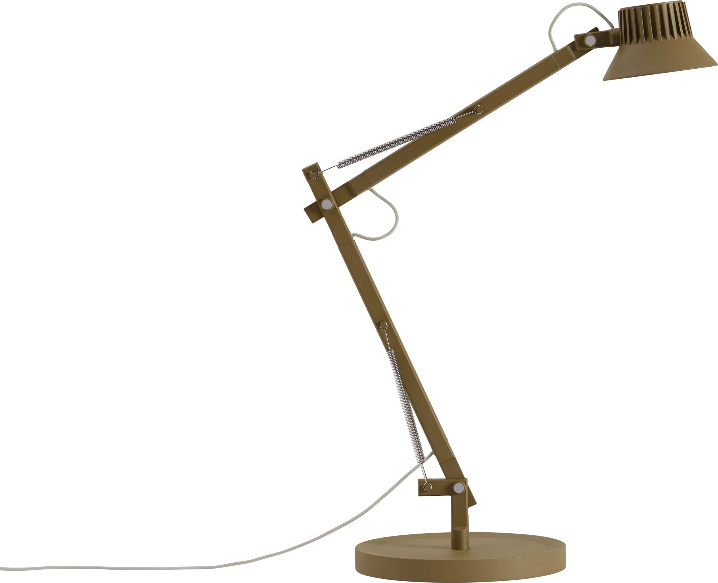 Lampa stołowa Dedicate S2 brązowozielona z podstawą