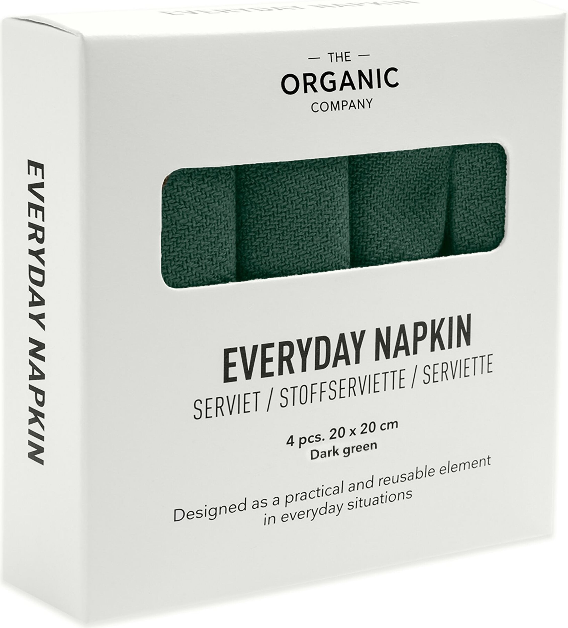Serwetki Everyday 20 x 20 cm ciemnozielone 4 szt.