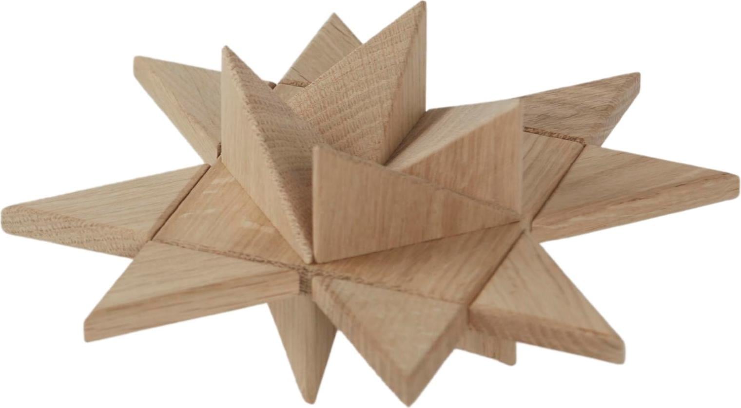 Dekoracja Fröbel Star naturalny dąb