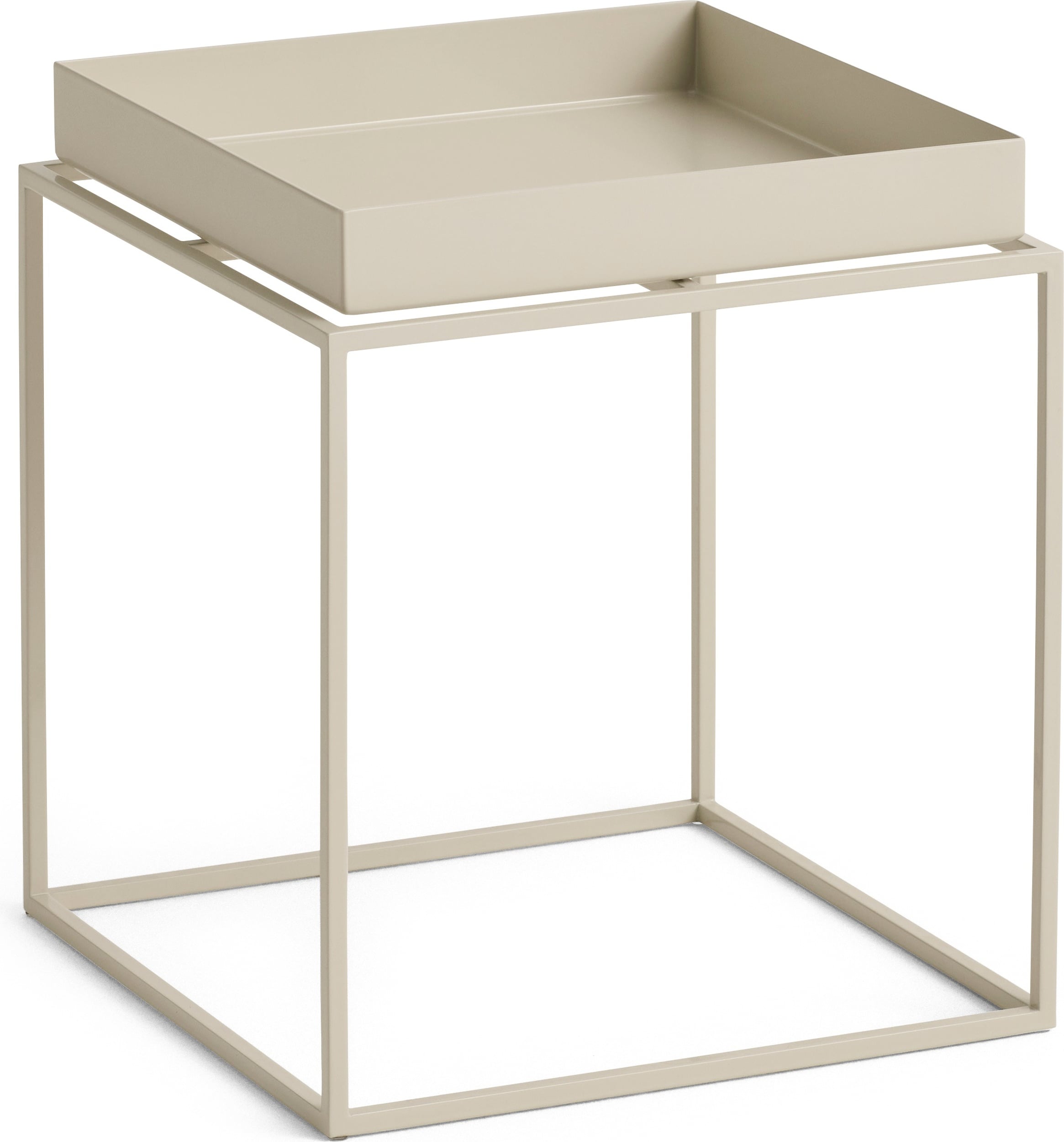 Stolik kawowy Tray 30 x 30 x 34 cm beżowy