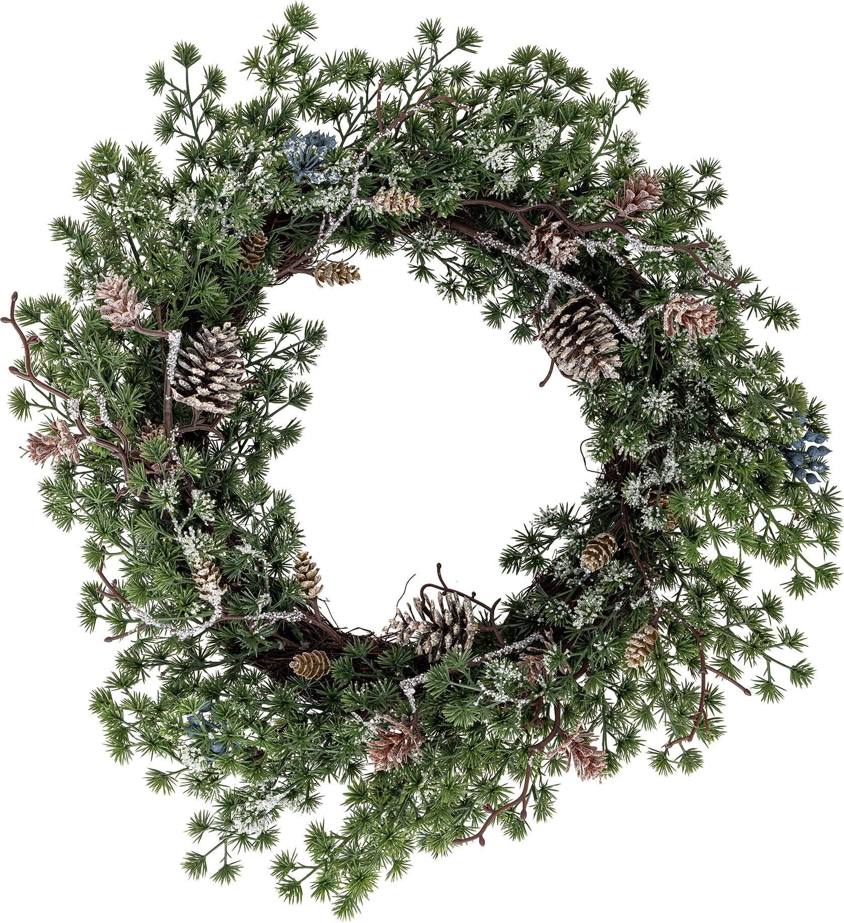 Dekoracja świąteczna Cedar wieniec 50 cm