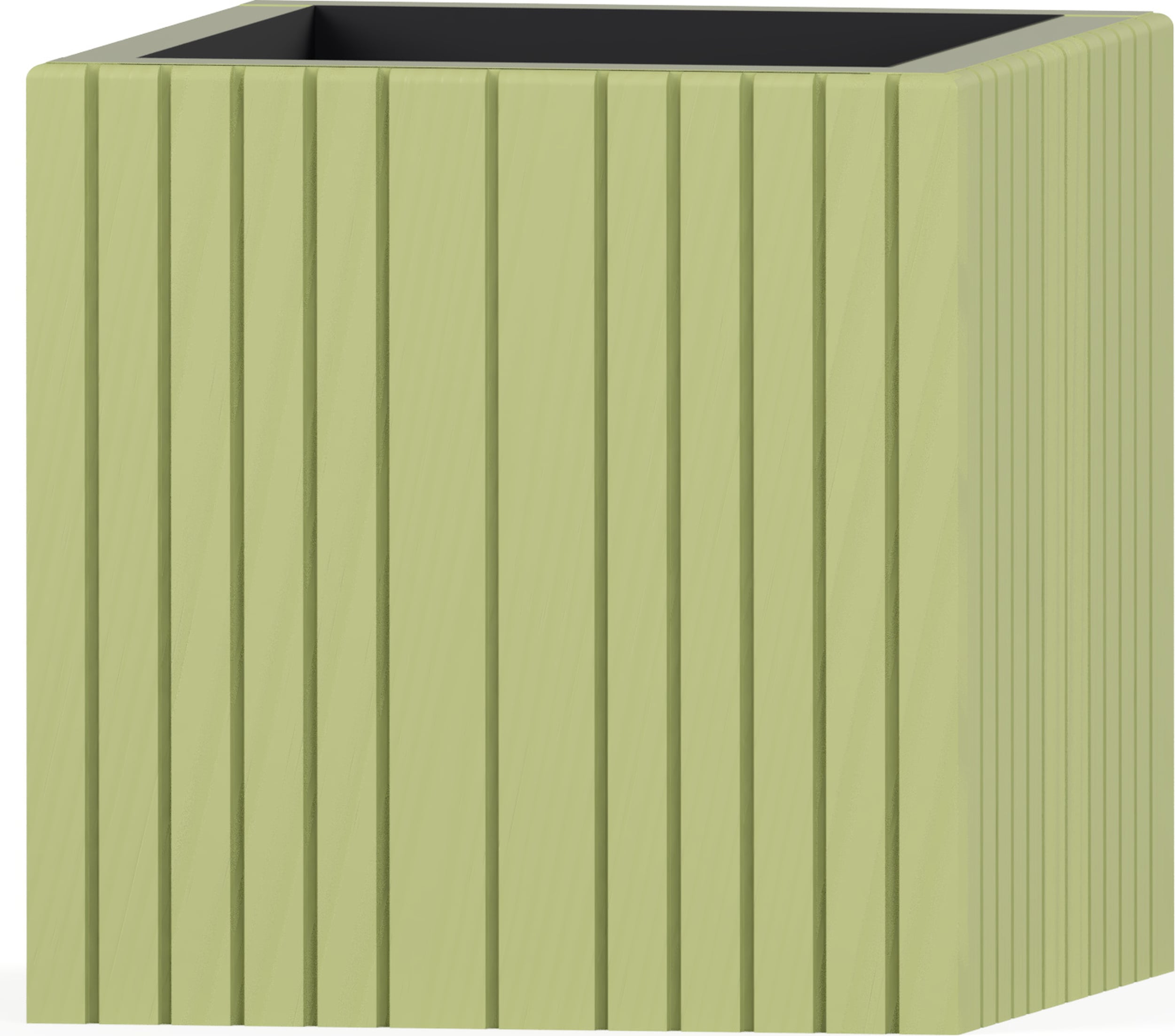 Doniczka samonawadniająca UnfoldSQUARE jasnozielona