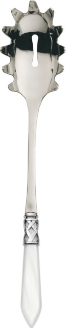 Łyżka do spaghetti Aladdin 31 cm biało-stalowa