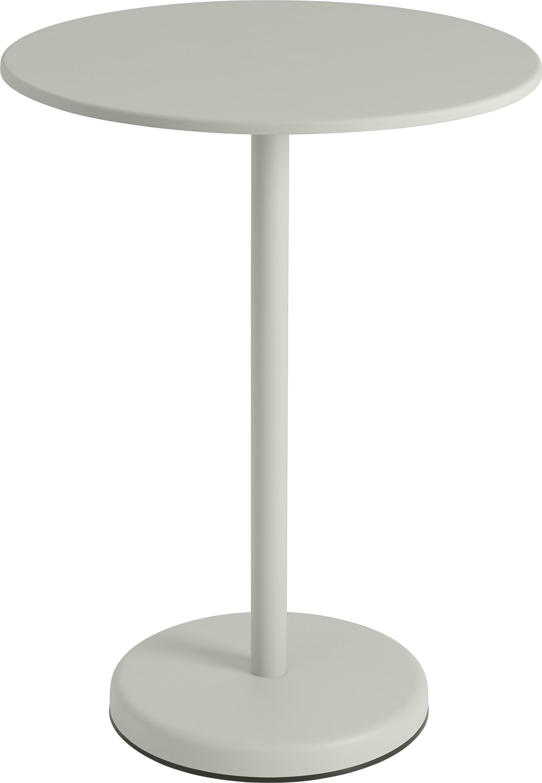 Stolik kawowy Linear okrągły 70 x 95 cm szary