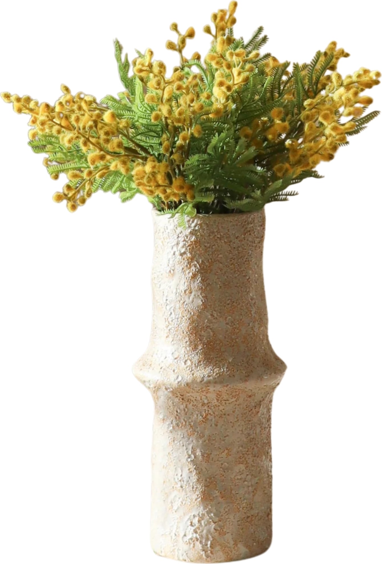 Kwiaty sztuczne bukiet Botane mimoza 40 cm żółta