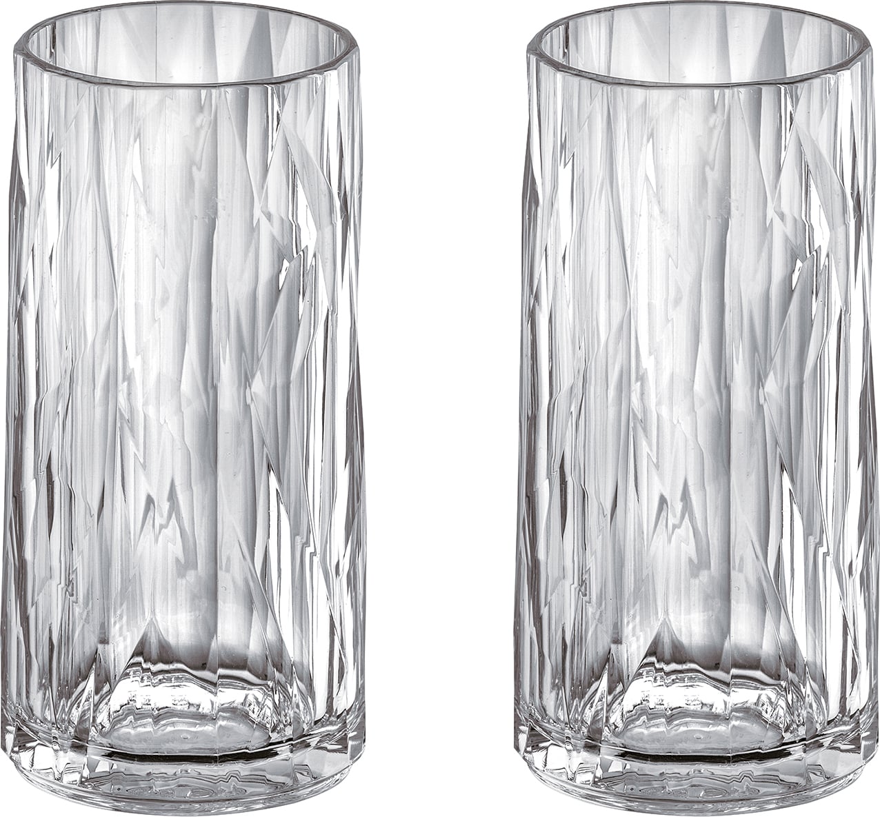 Szklanki z tworzywa Club No. 8 Tritan 300 ml jasnoszare 2 szt.