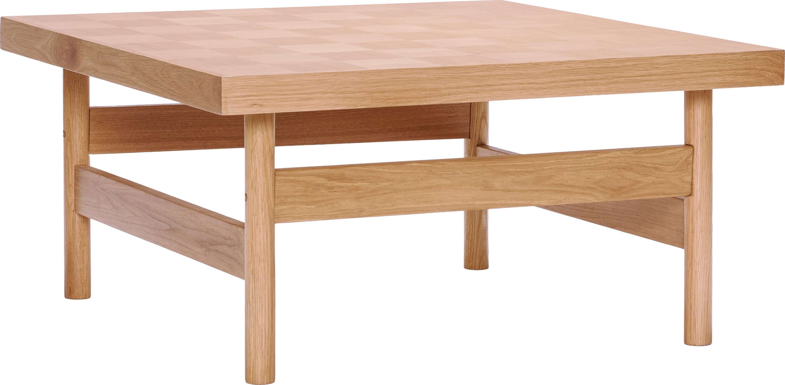 Stolik kawowy Skak 82 cm naturalny dąb