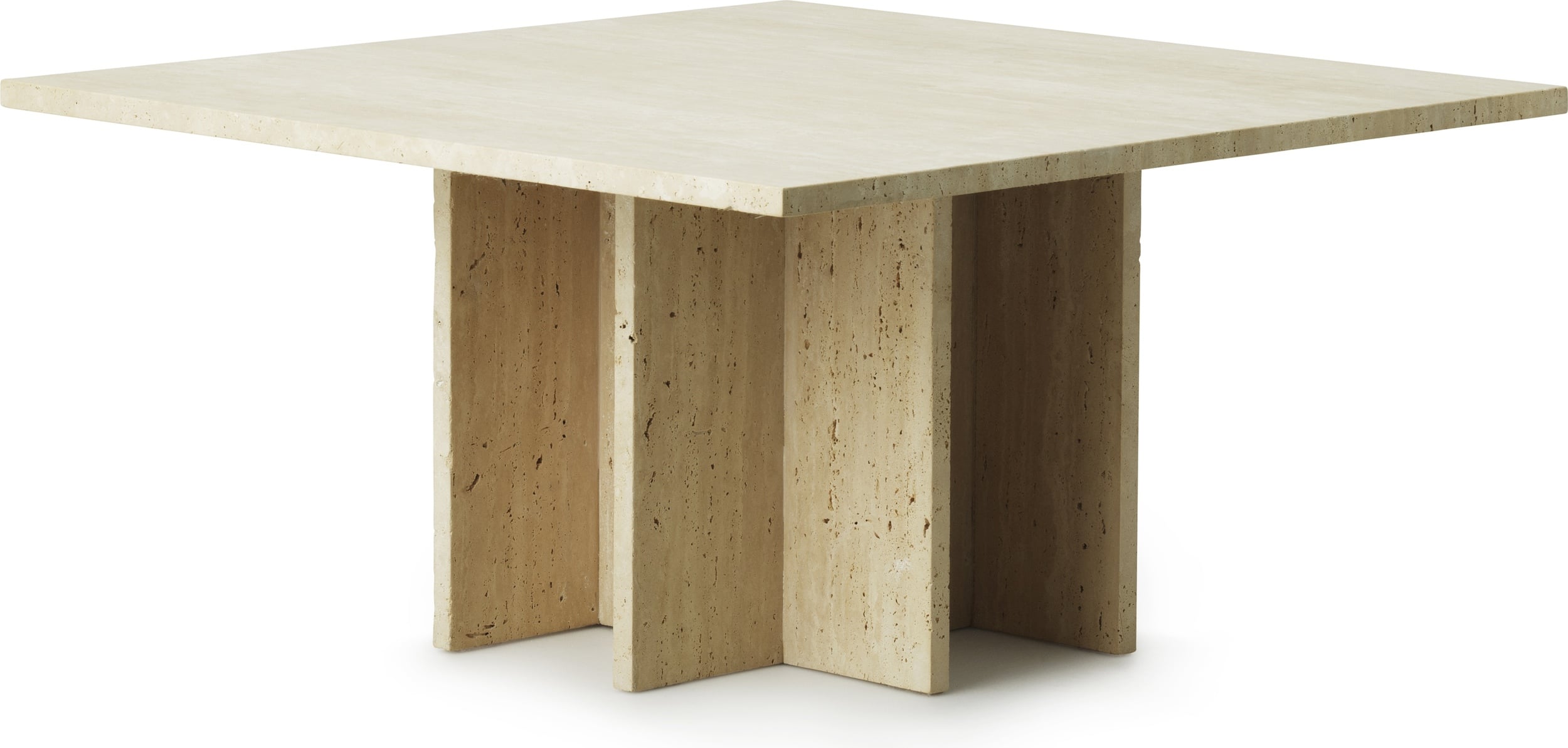 Stolik kawowy Edge 80 cm trawertyn