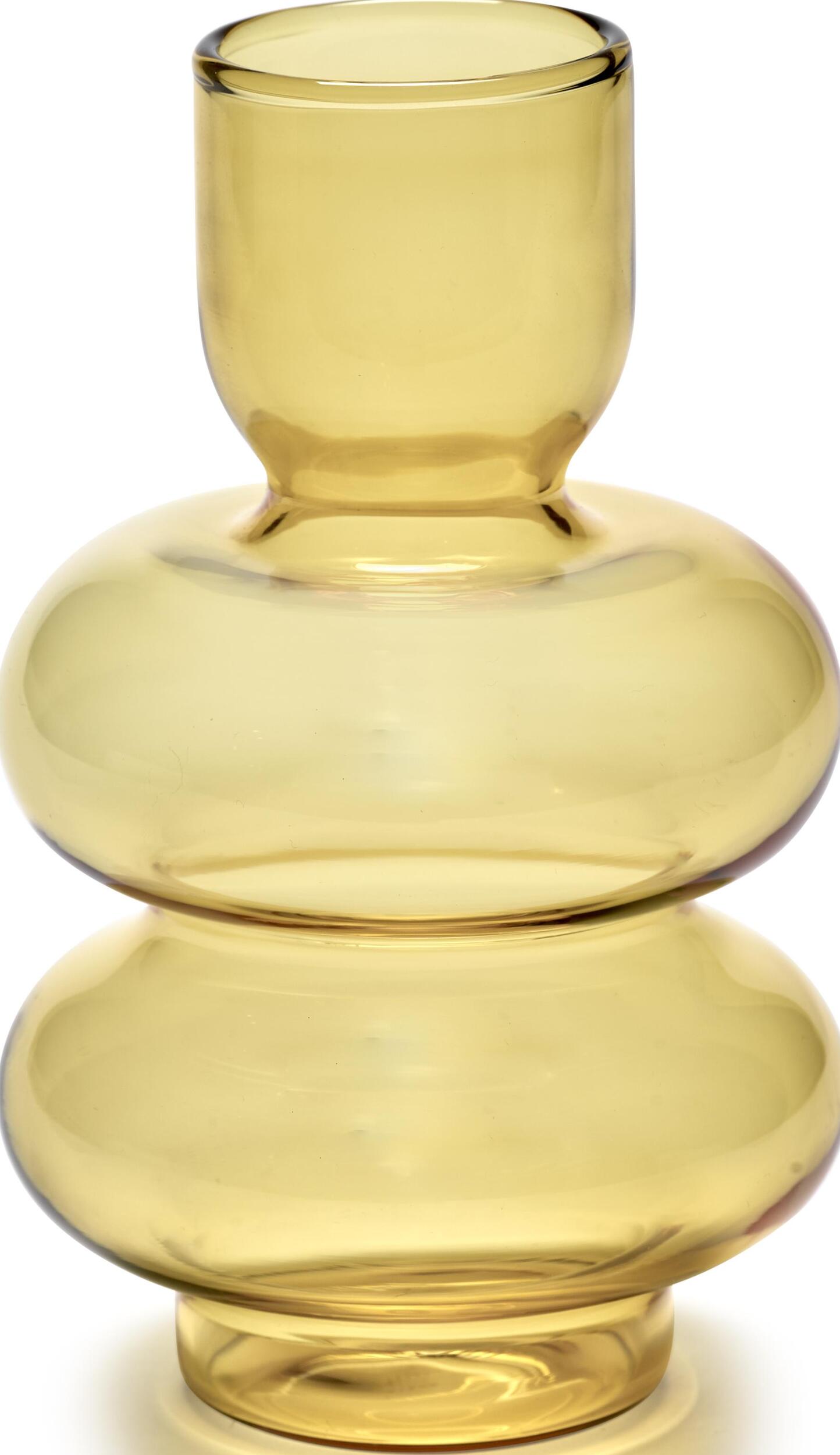 Wazon Bubble 15 4 cm żółty