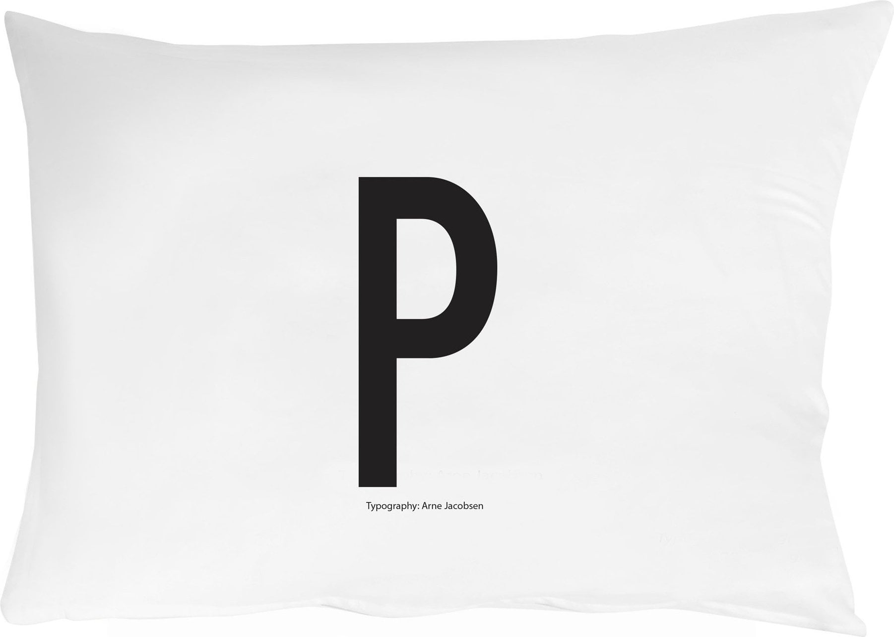 Poszewka na poduszkę Arne Jacobsens Vintage ABC litera P