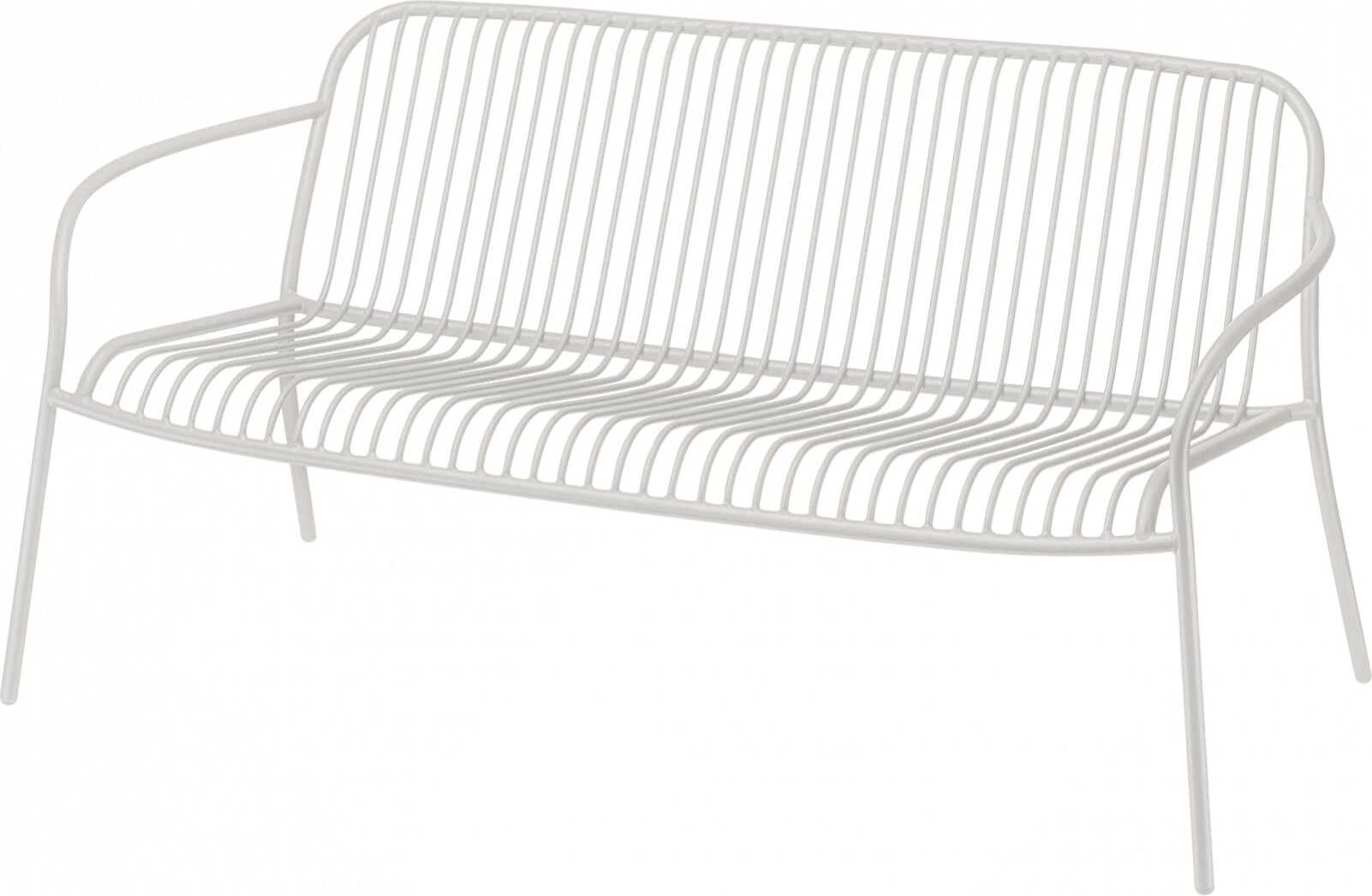 Sofa ogrodowa Yua Wire jasnoszara
