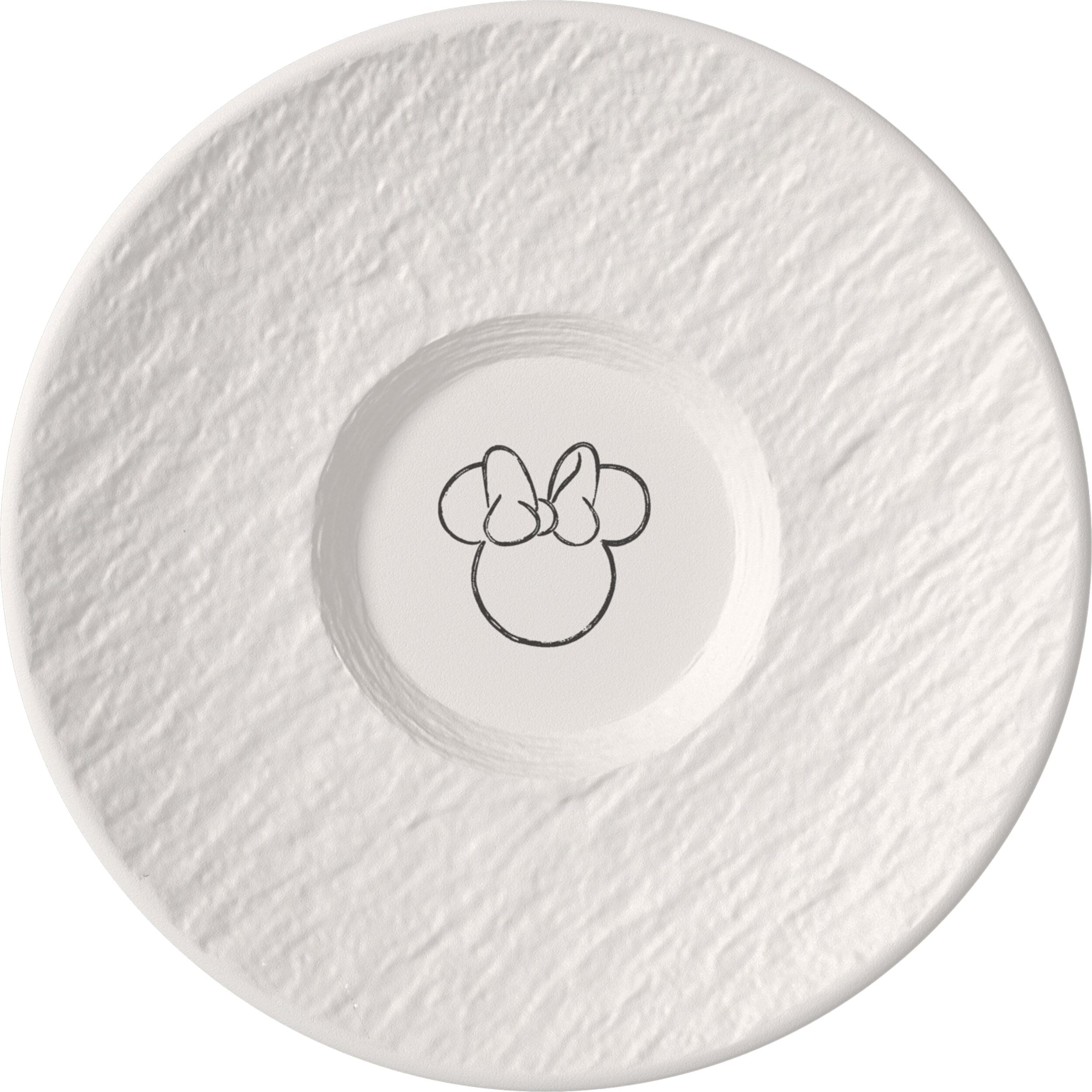 Spodek do filiżanki do kawy Manufacture Rock Mickey Mouse biały