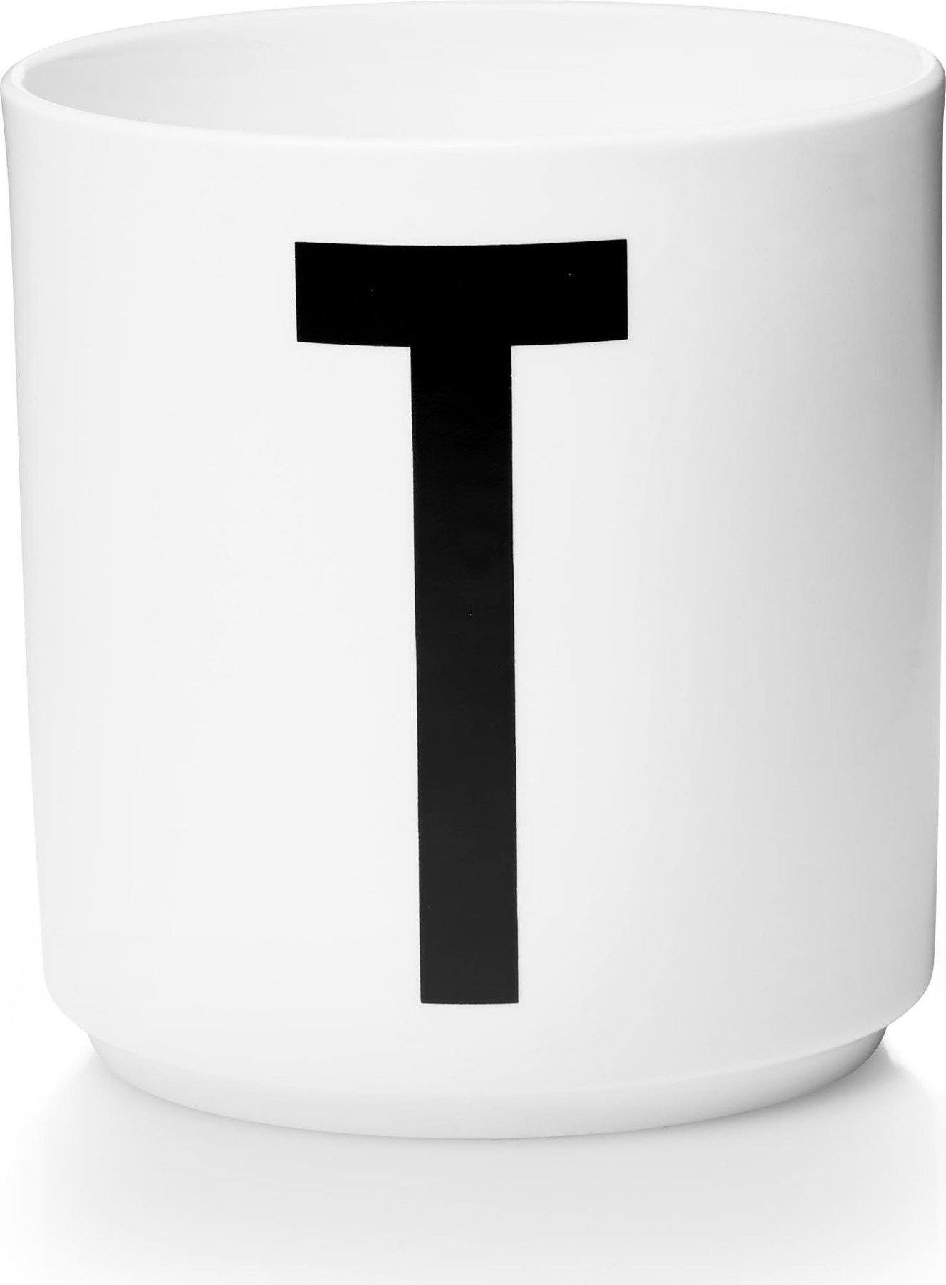 Kubek porcelanowy AJ litera T