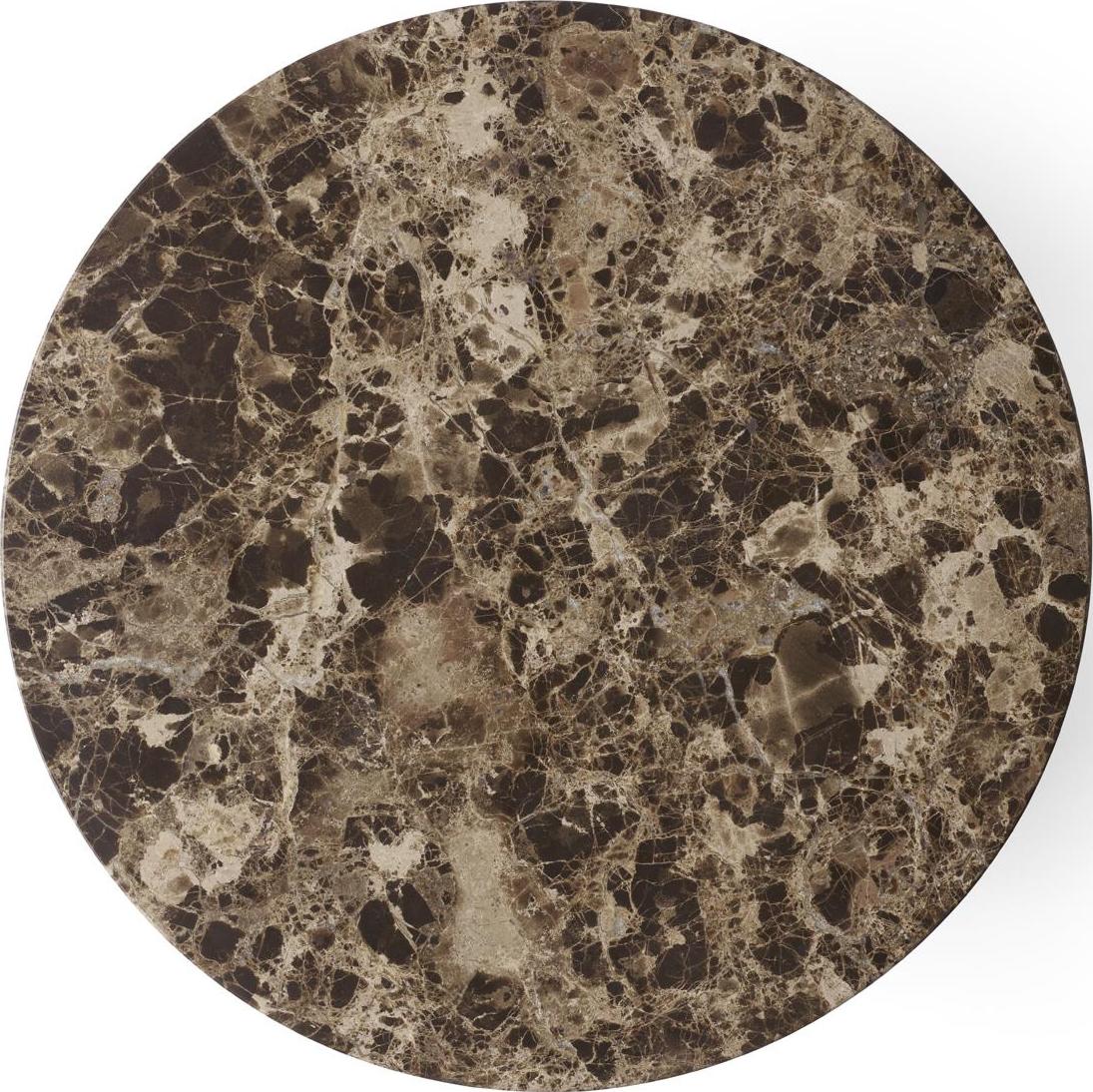 Blat do stolika kawowego Androgyne Emperador Dark marmurowy