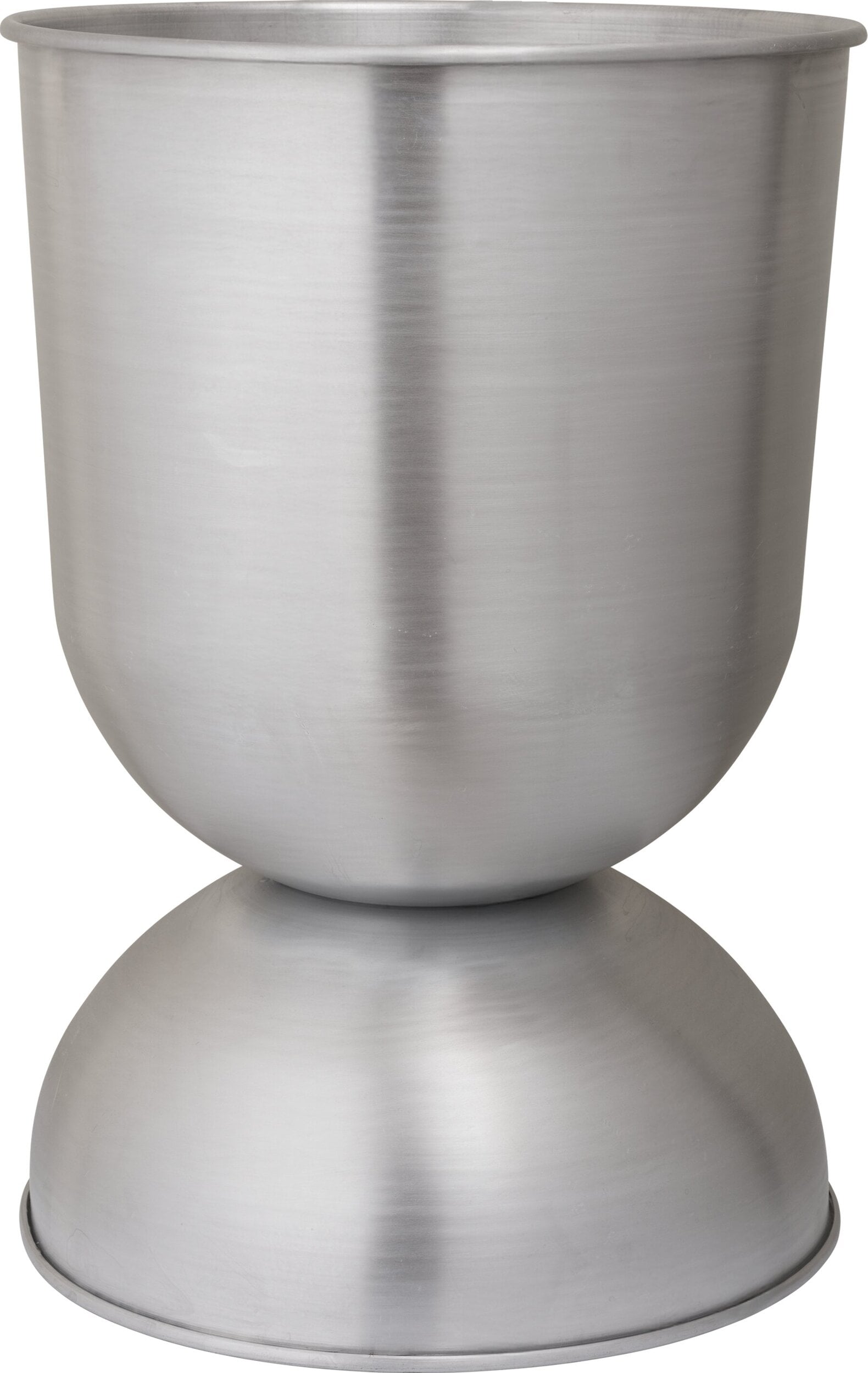 Osłonka na doniczkę Hourglass L aluminiowa
