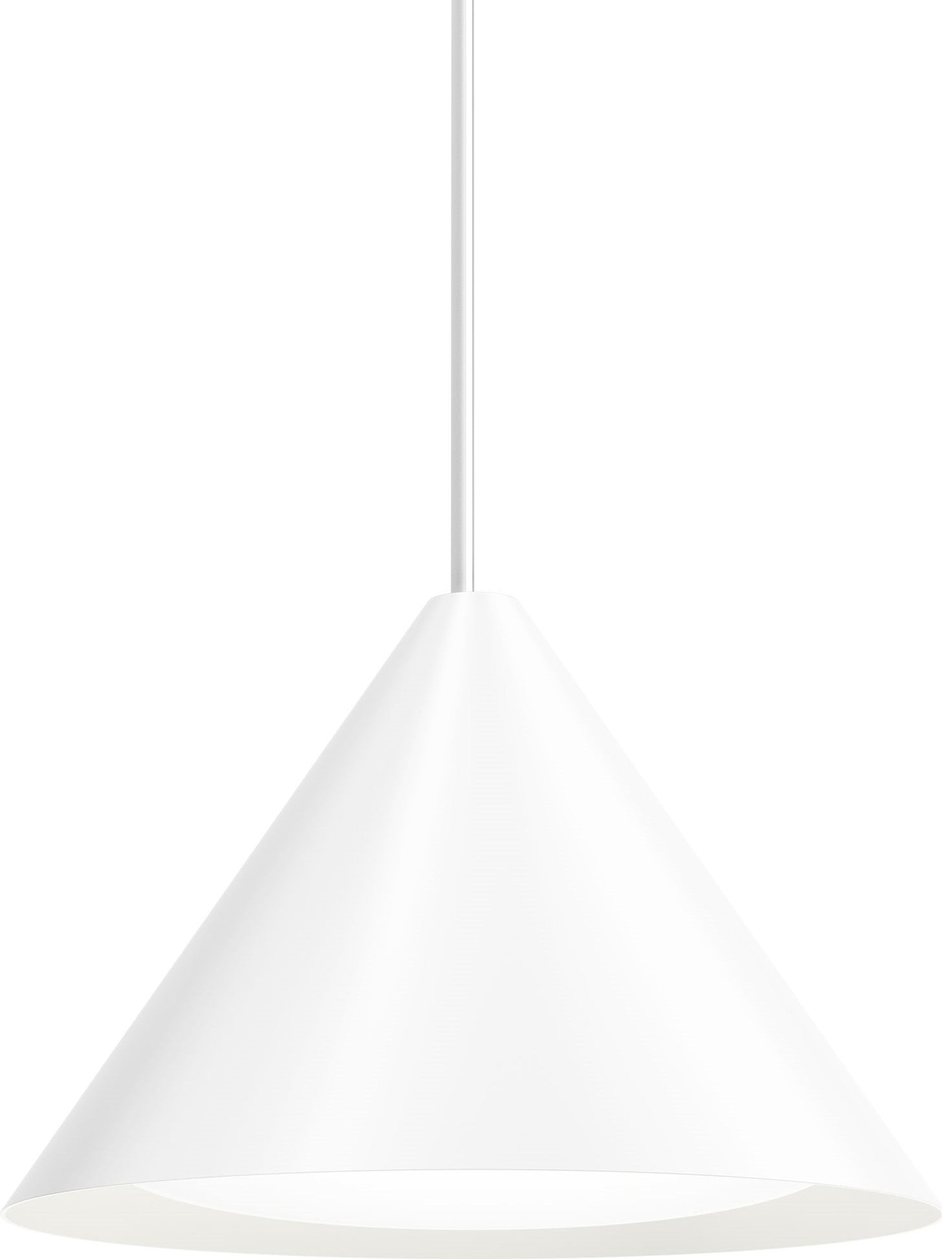 Lampa wisząca Keglen LED 2700K 40 cm biała sterowanie oświetleniem Dali