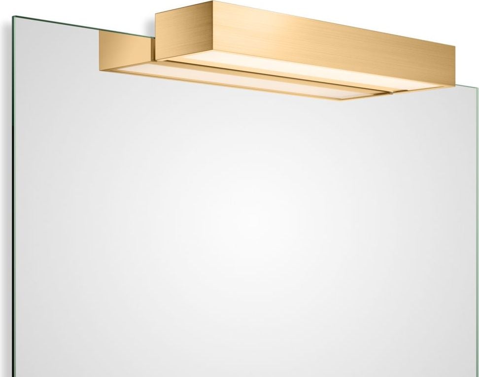 Lampa nad lustro Box Clip On LED 40 cm złoty mat