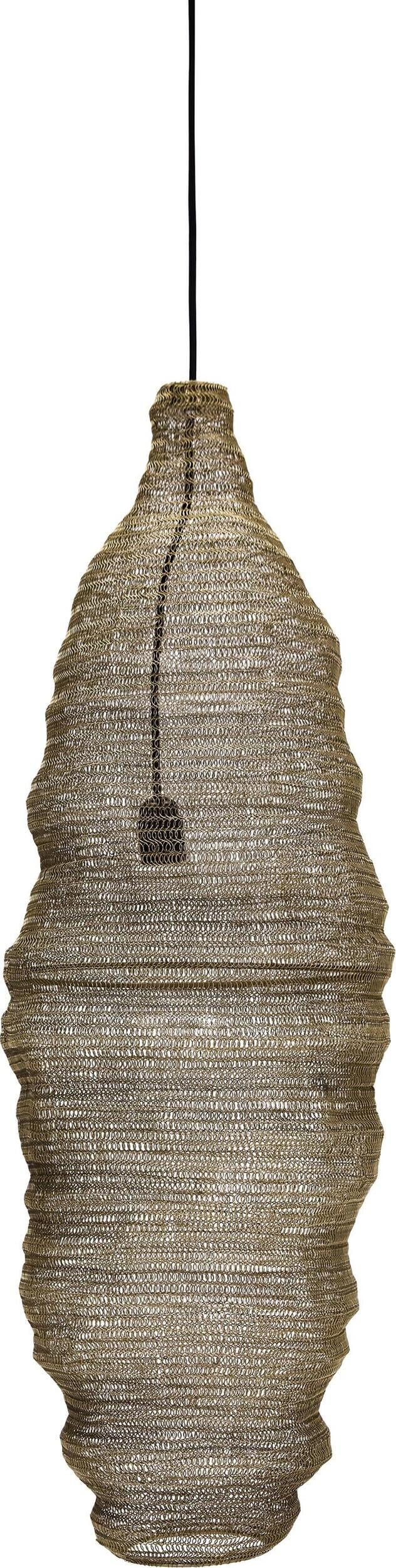 Lampa wisząca Mesh szampańska