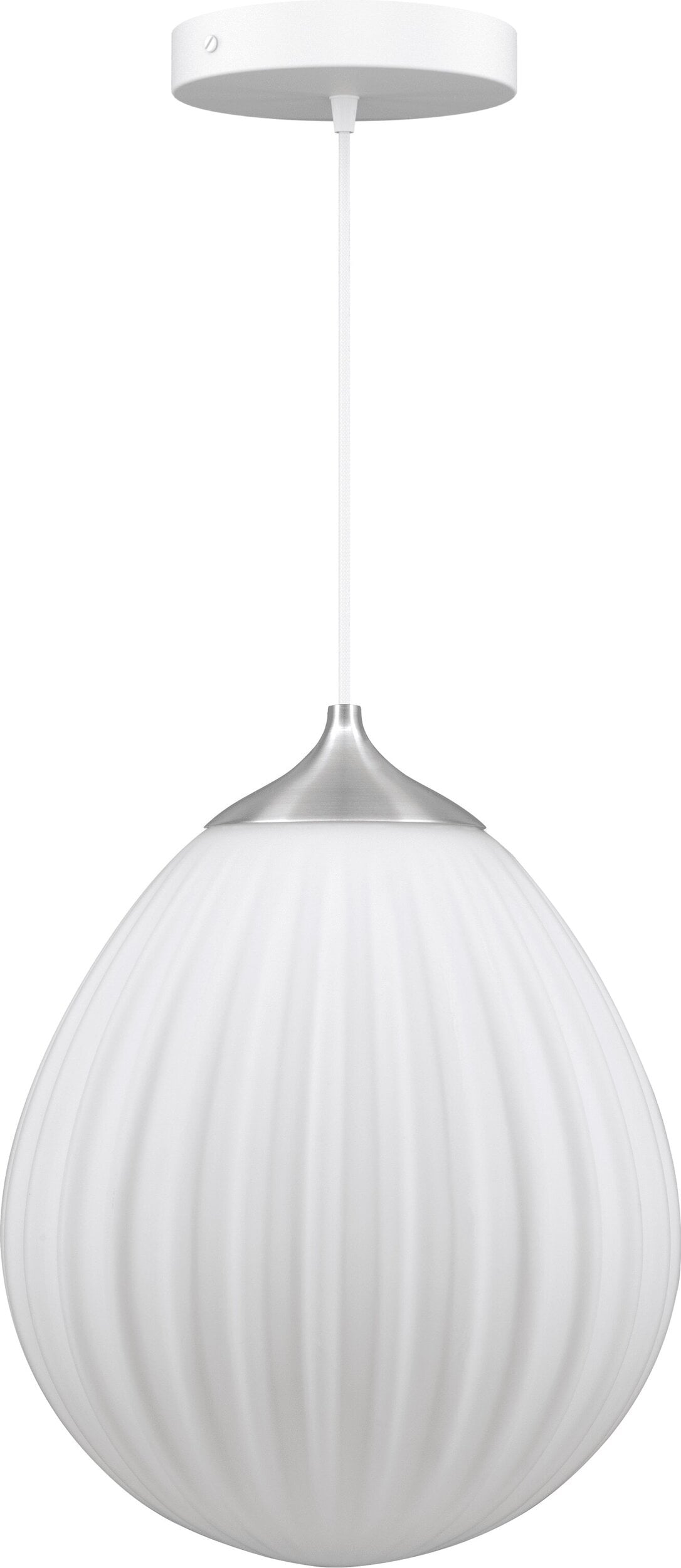 Lampa wisząca Around The World stalowo-biała