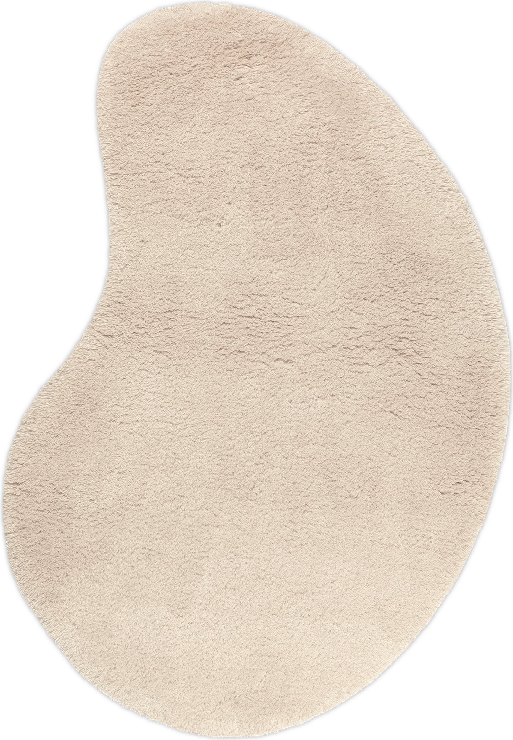 Dywan Forma 103 x 155 cm złamana biel wełniany