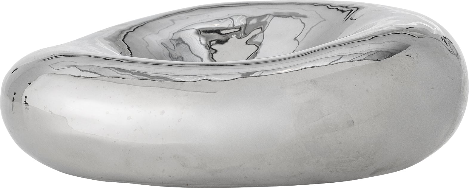 Miseczka dekoracyjna Shine 18 cm srebrna