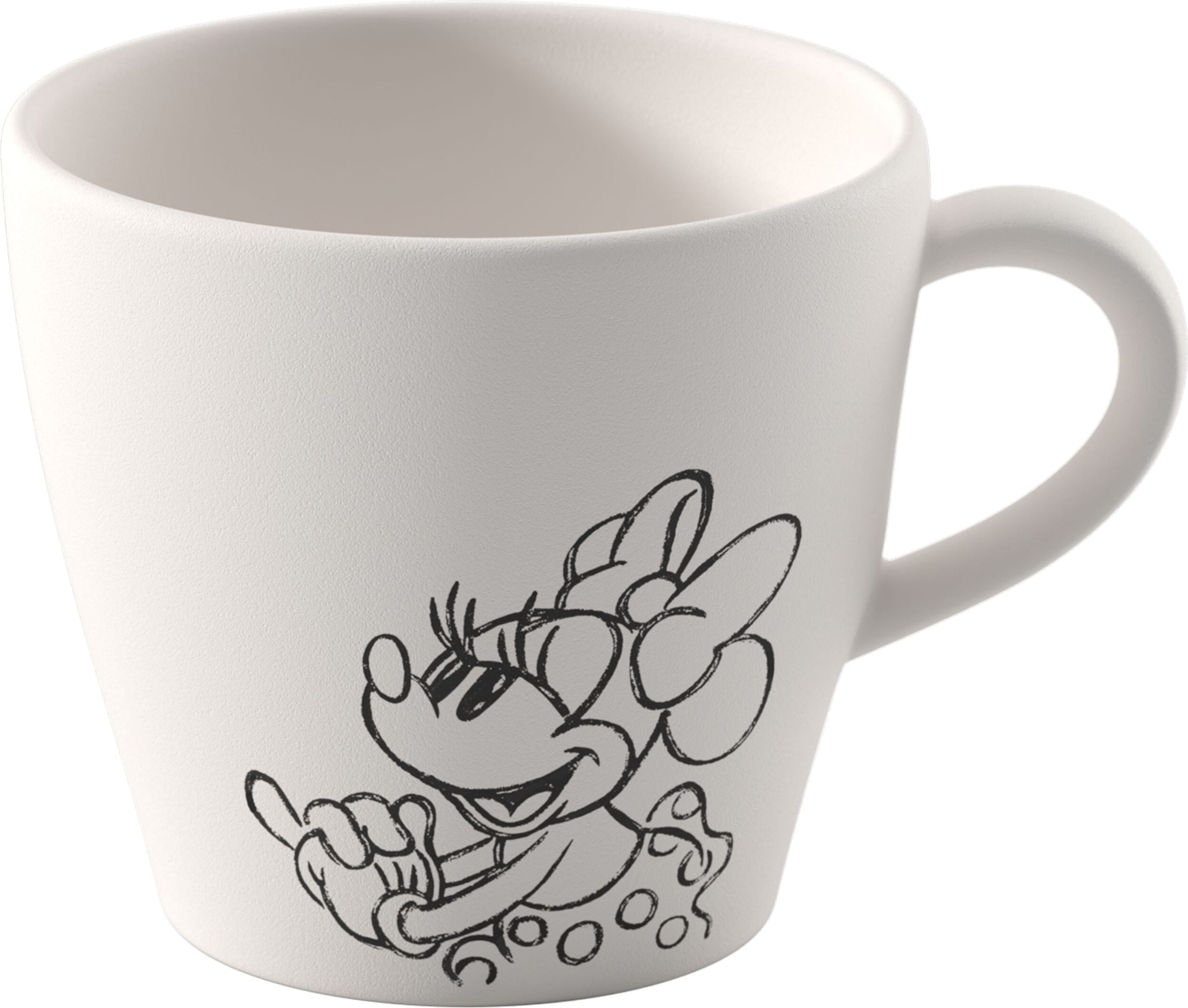 Filiżanka do kawy Manufacture Rock Mickey Mouse 160 ml biała