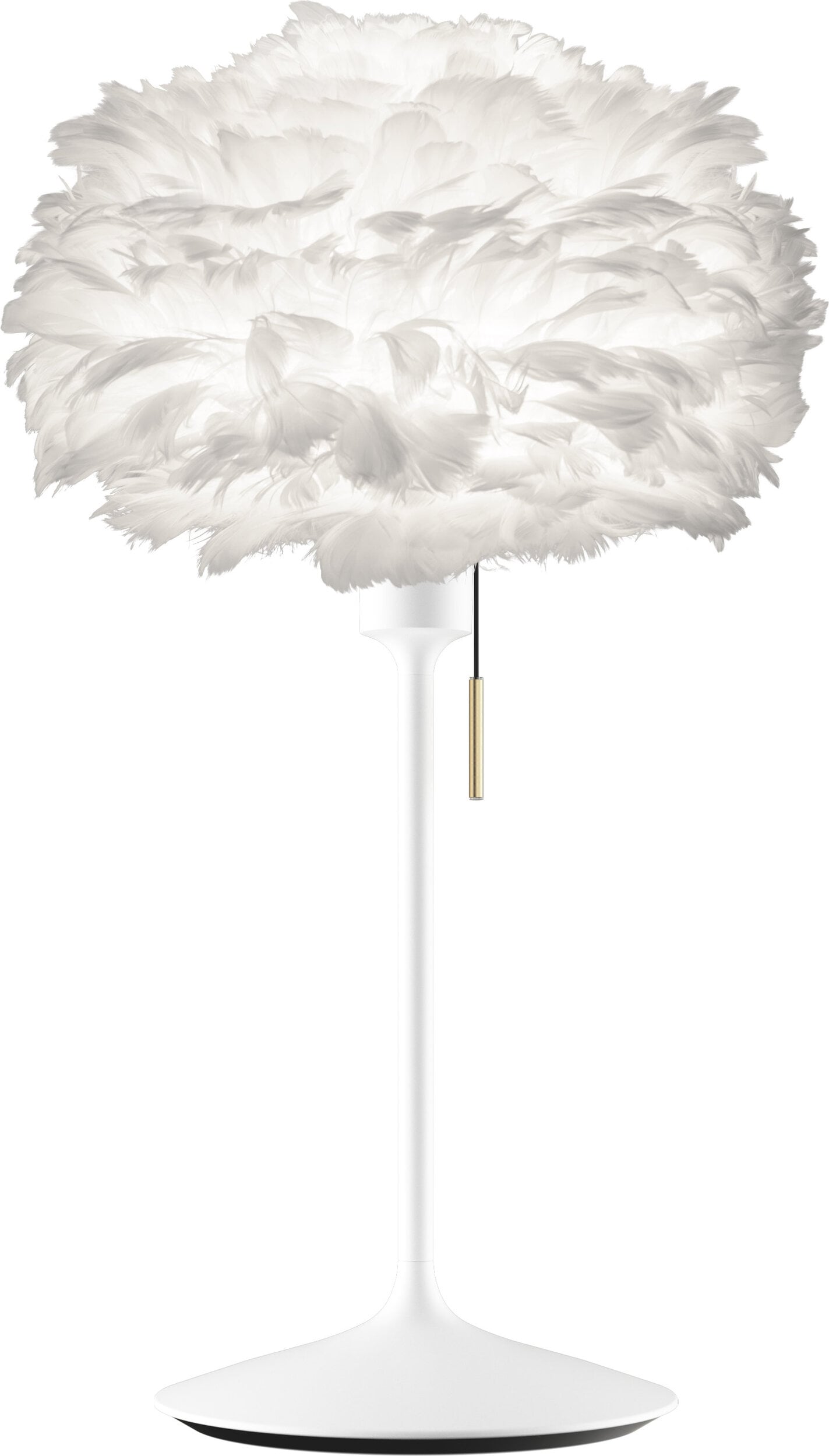 Lampa stołowa Eos 35 cm biała z białą podstawą