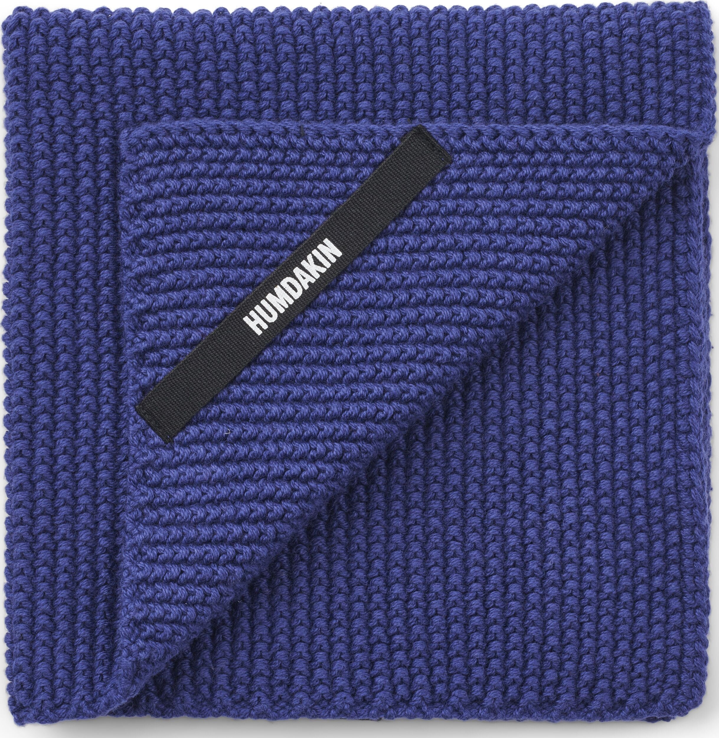 Ściereczka do naczyń Humdakin Knitted 28 x 28 cm granatowa