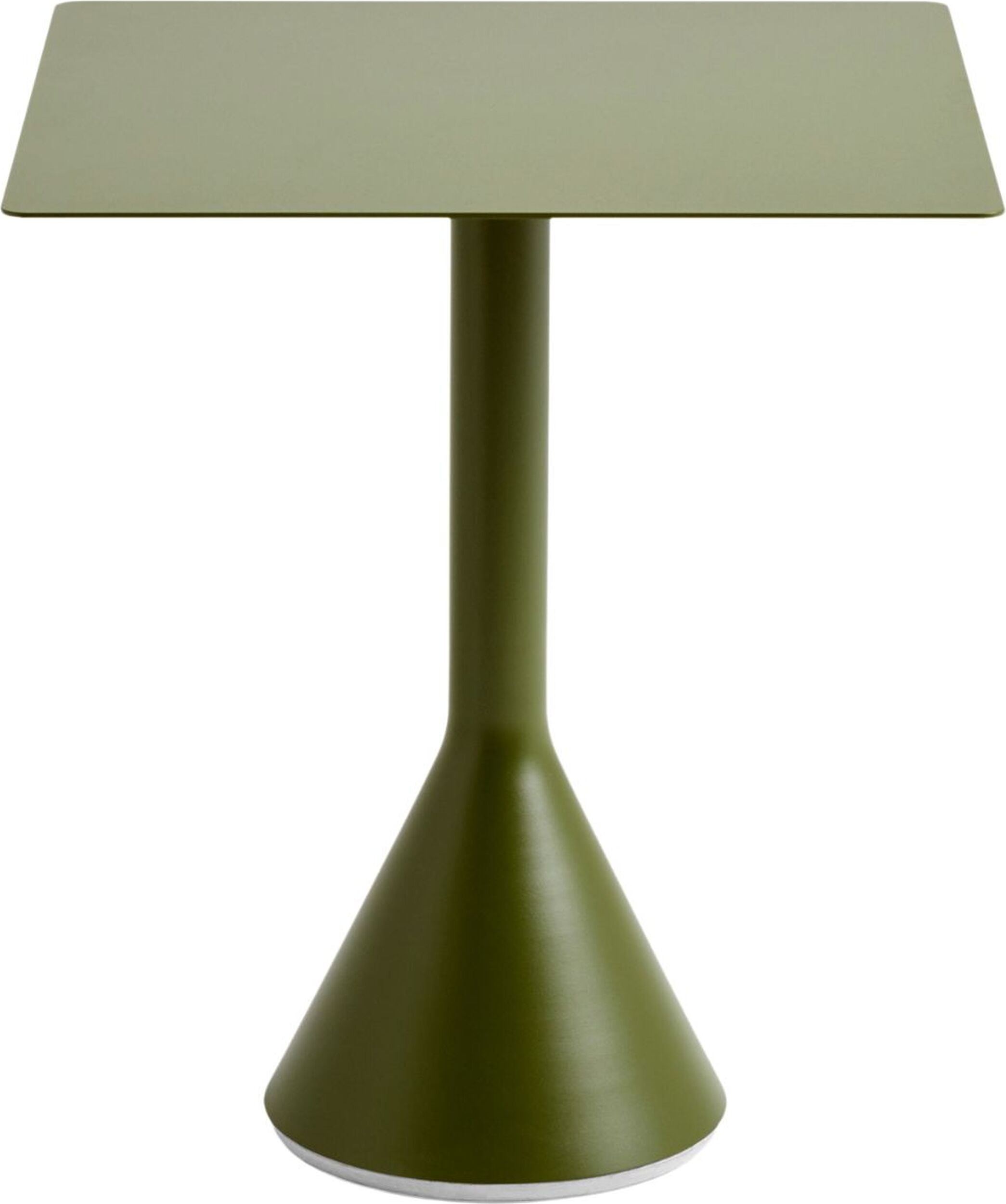 Stolik kawowy ogrodowy Palissade 65 x 65 cm oliwkowy