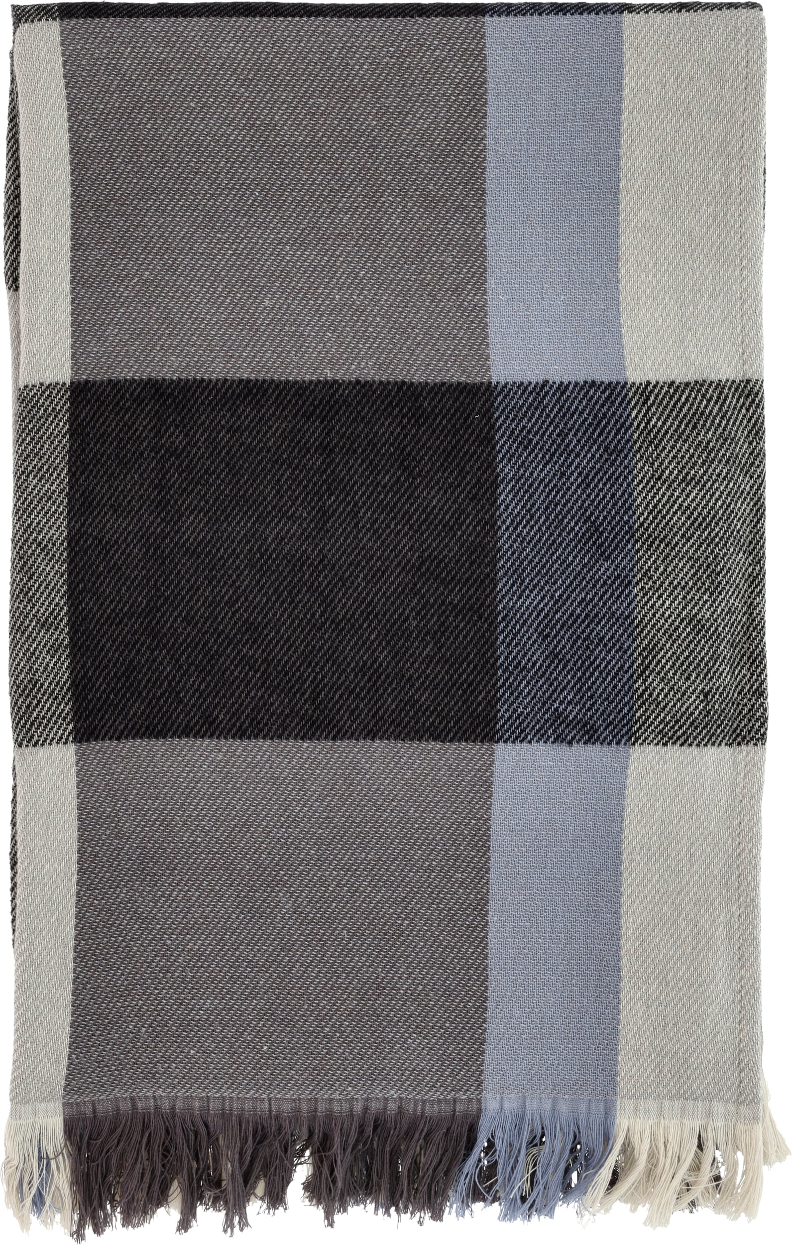 Koc Embrace 130 x 170 cm czarno-szary