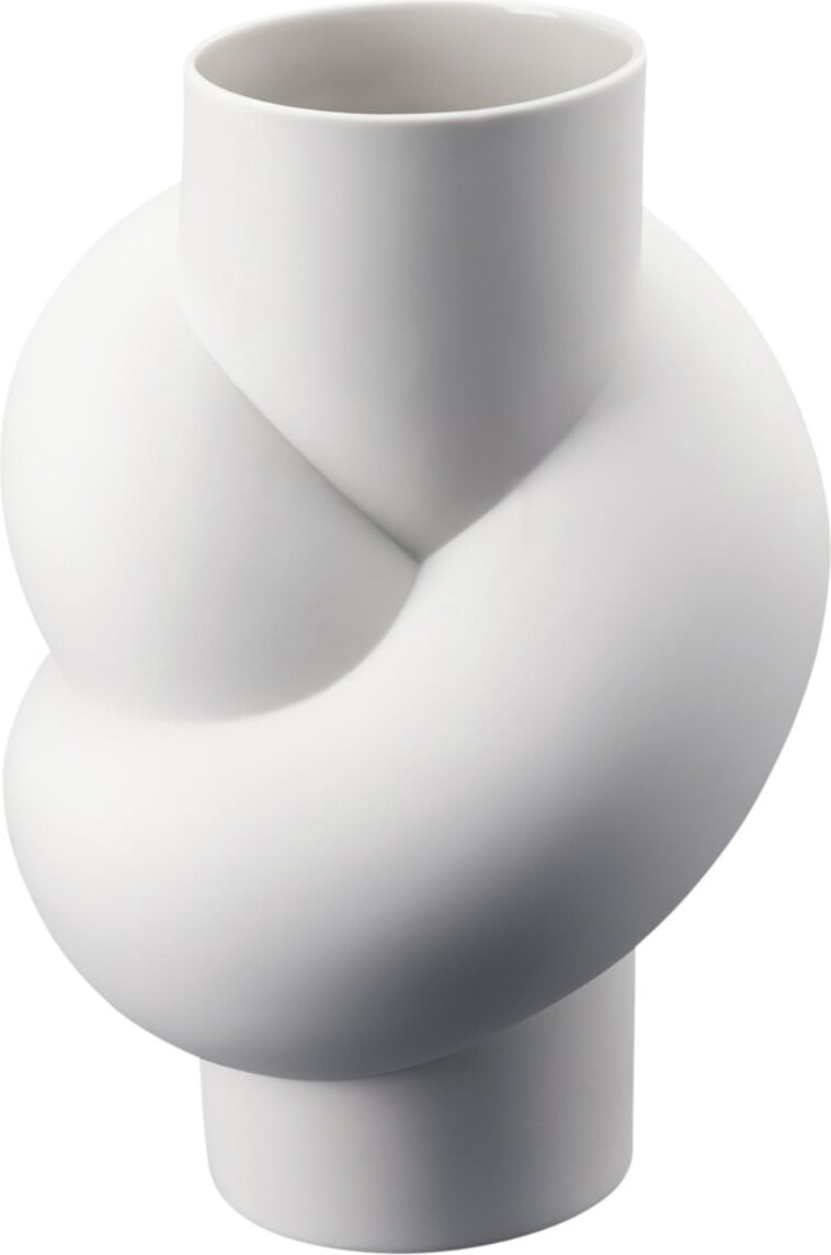 Wazon Node 25 cm biały