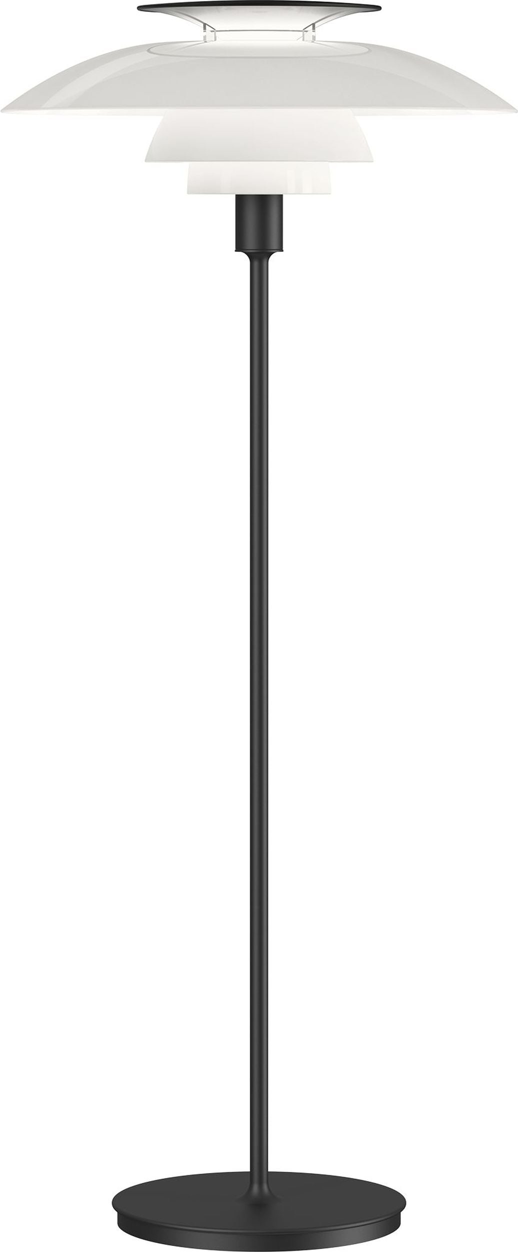 Lampa stojąca PH 80 czarna ze ściemniaczem