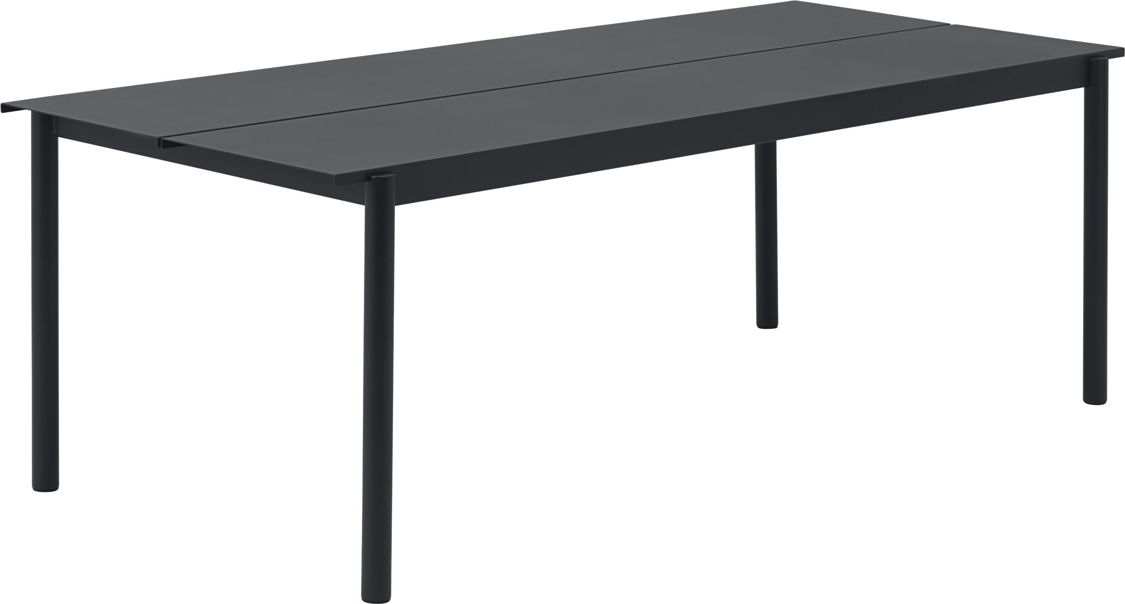 Stół Linear 220 x 90 cm czarny