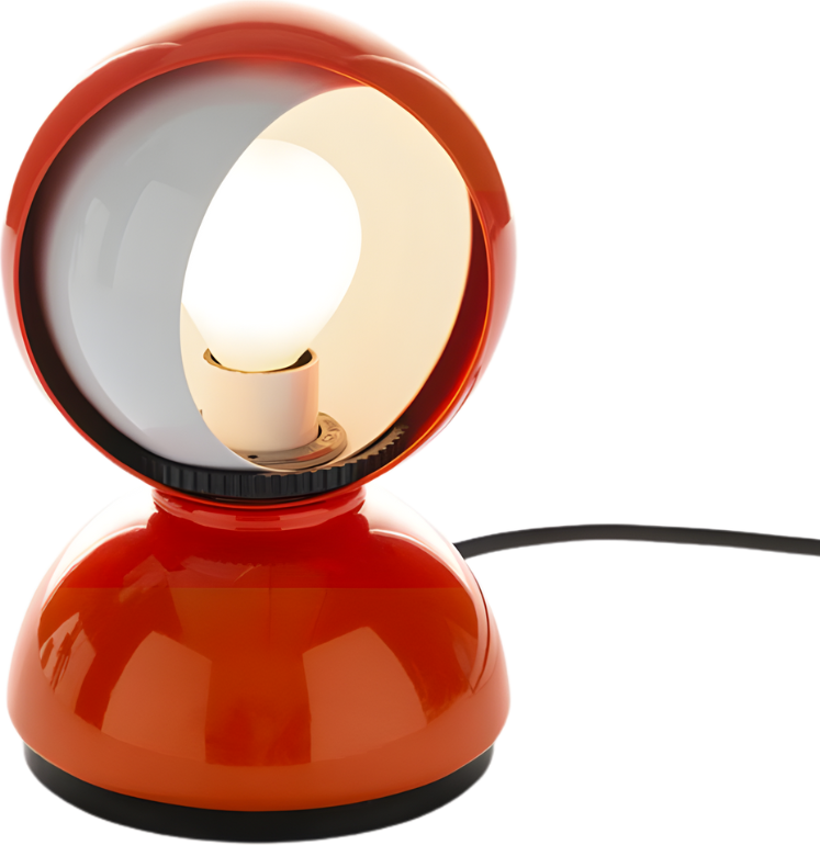 Lampa stołowa i ścienna Eclisse 18 cm pomarańczowa