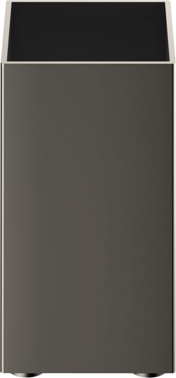 Pojemnik łazienkowy Corner 8 cm ciemny metal mat