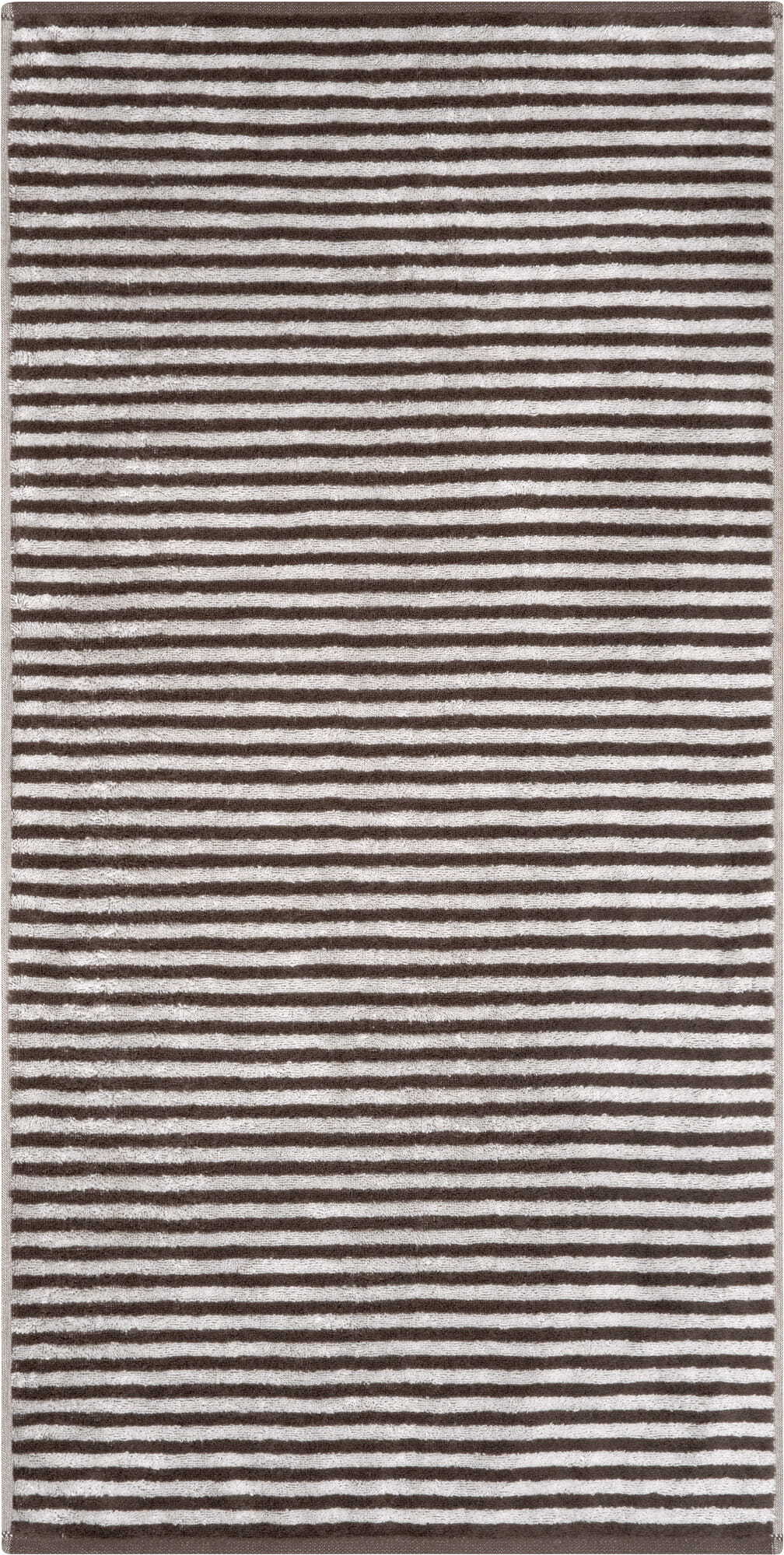 Ręcznik do rąk Club w paski 50 x 100 cm brązowy